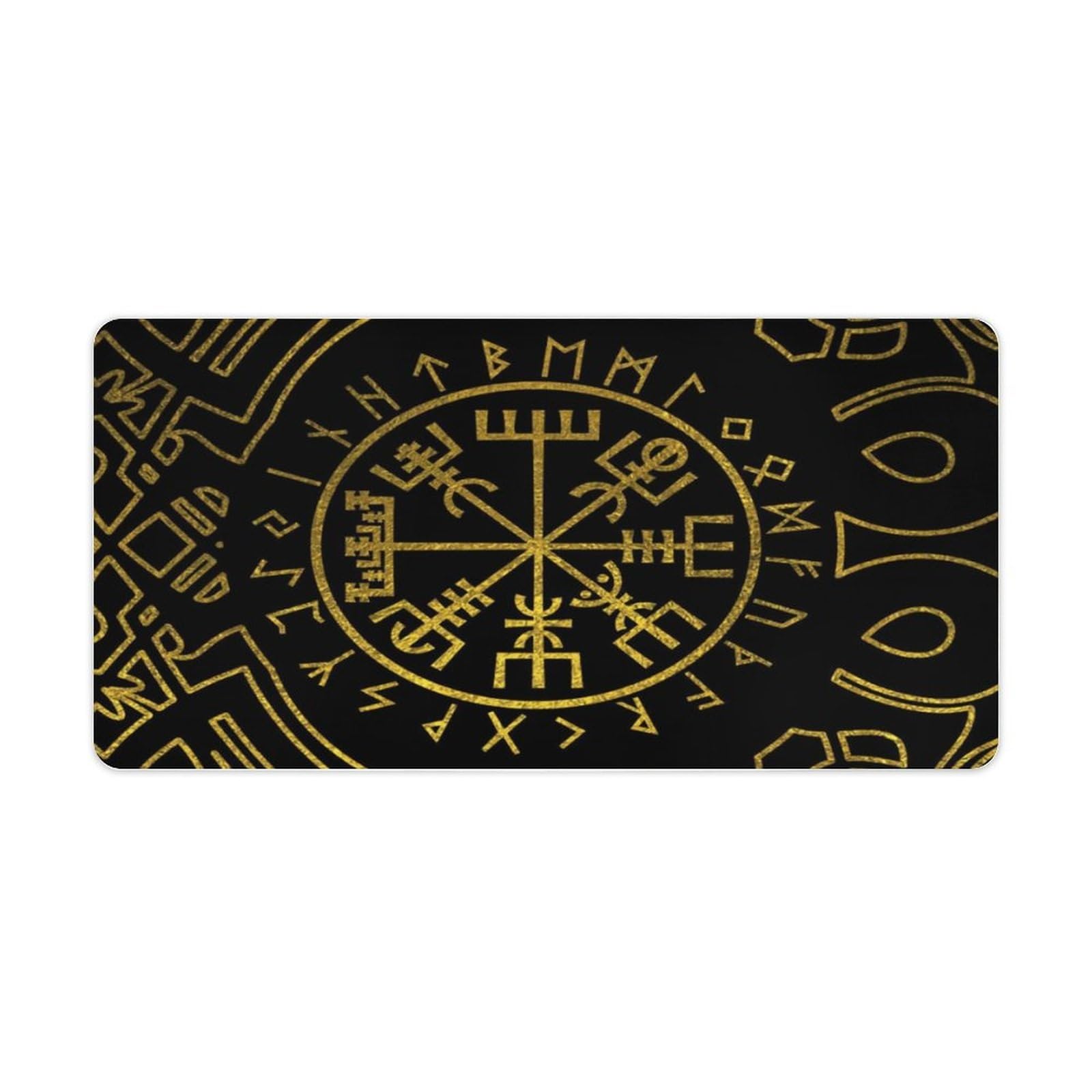 Tapis de souris de jeu Viking Vegvisir résout le manque de place et de glisse