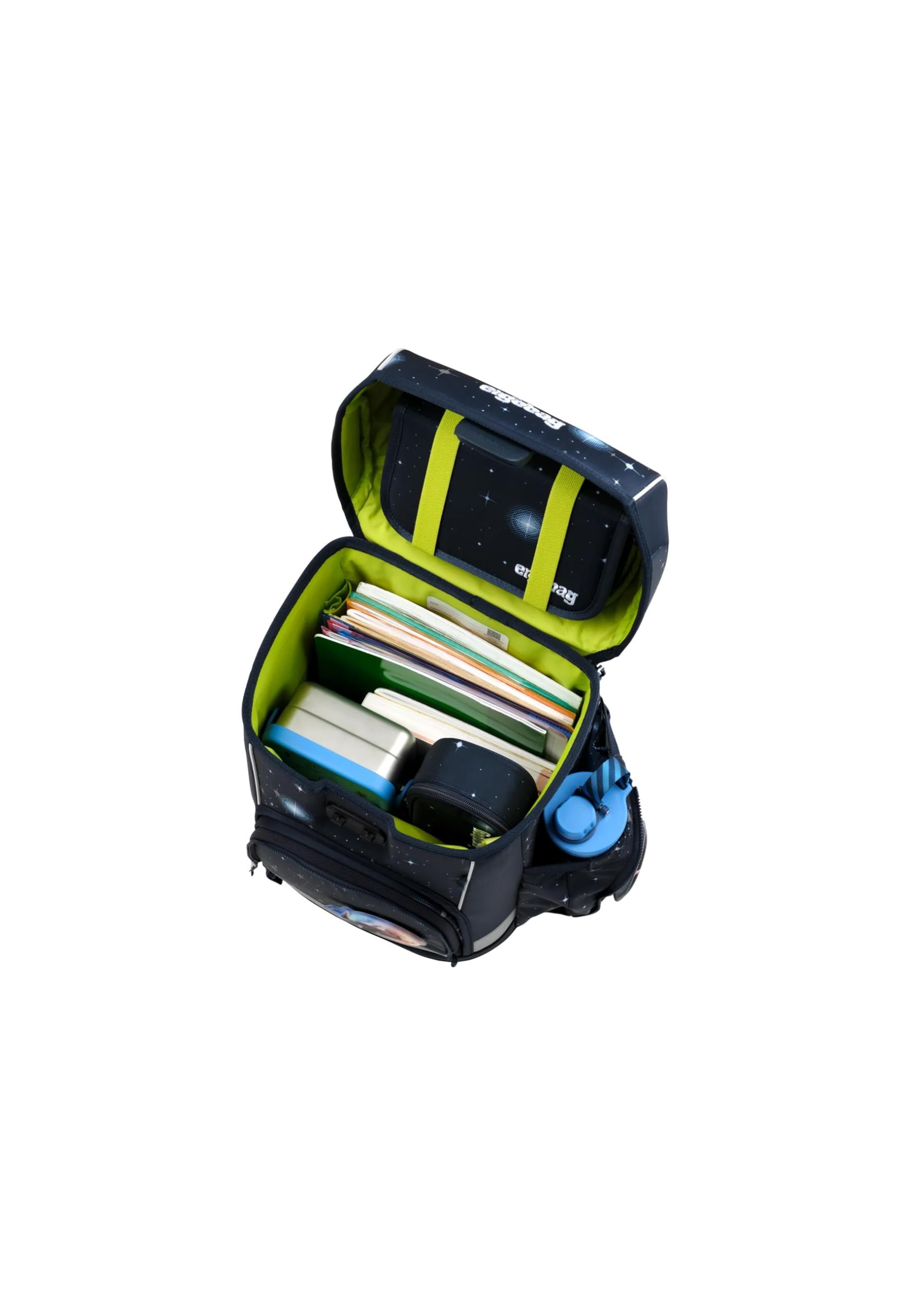 ergobag cubo Light Set ergonomischer Schulranzen, extra leicht, Set 5-teilig, 860 g