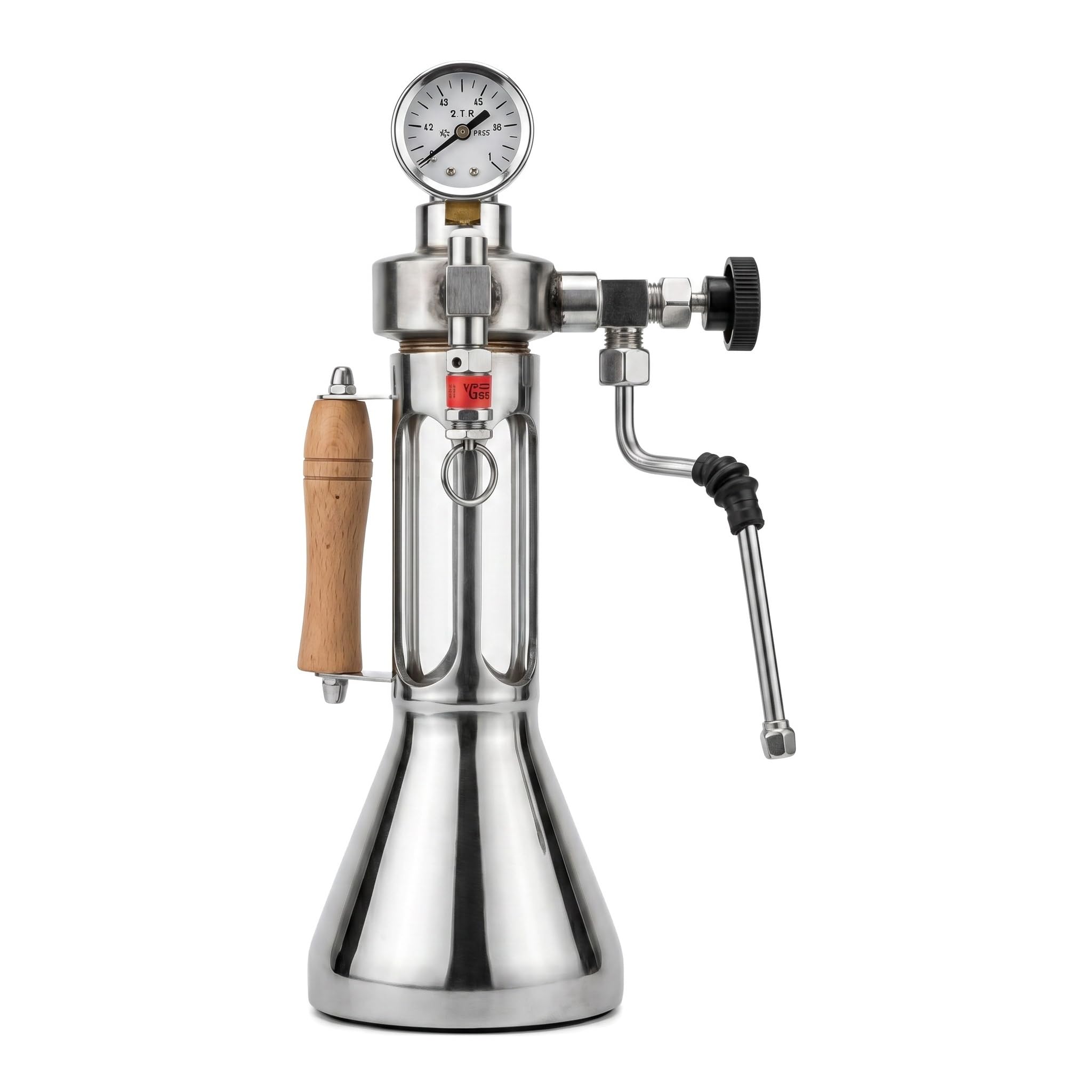 MRJYK Outdoor Boiling Water Frothing Machine, 9 Bar Milk Frother And Steamer, 350 Ml Kettle, With Pressure Gauge, Dual Pressure Relief Valve, Detachable, For Home, Commercial