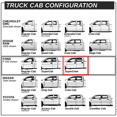 Estribos cromados de acero inoxidable para Ford F-150 2009-2014 miniatura 5