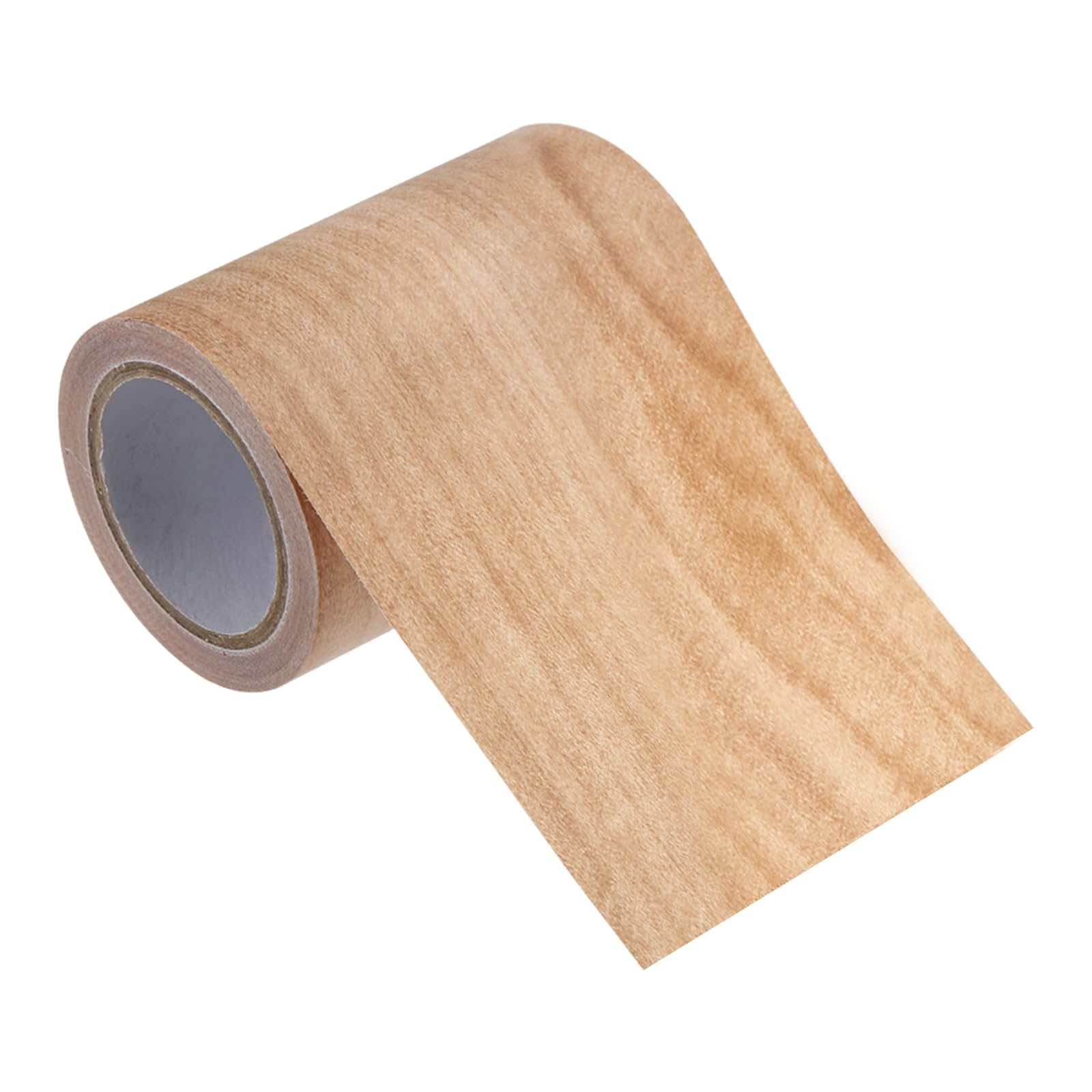 PATIKIL Tira de Transición de Suelo, Cinta de Umbral Autoadhesivo Piso Divisor Plano Reparación Texturizada para Puerta Borde Espacio Laminado，5.7cm x 4.57m, Arce Castaño Claro