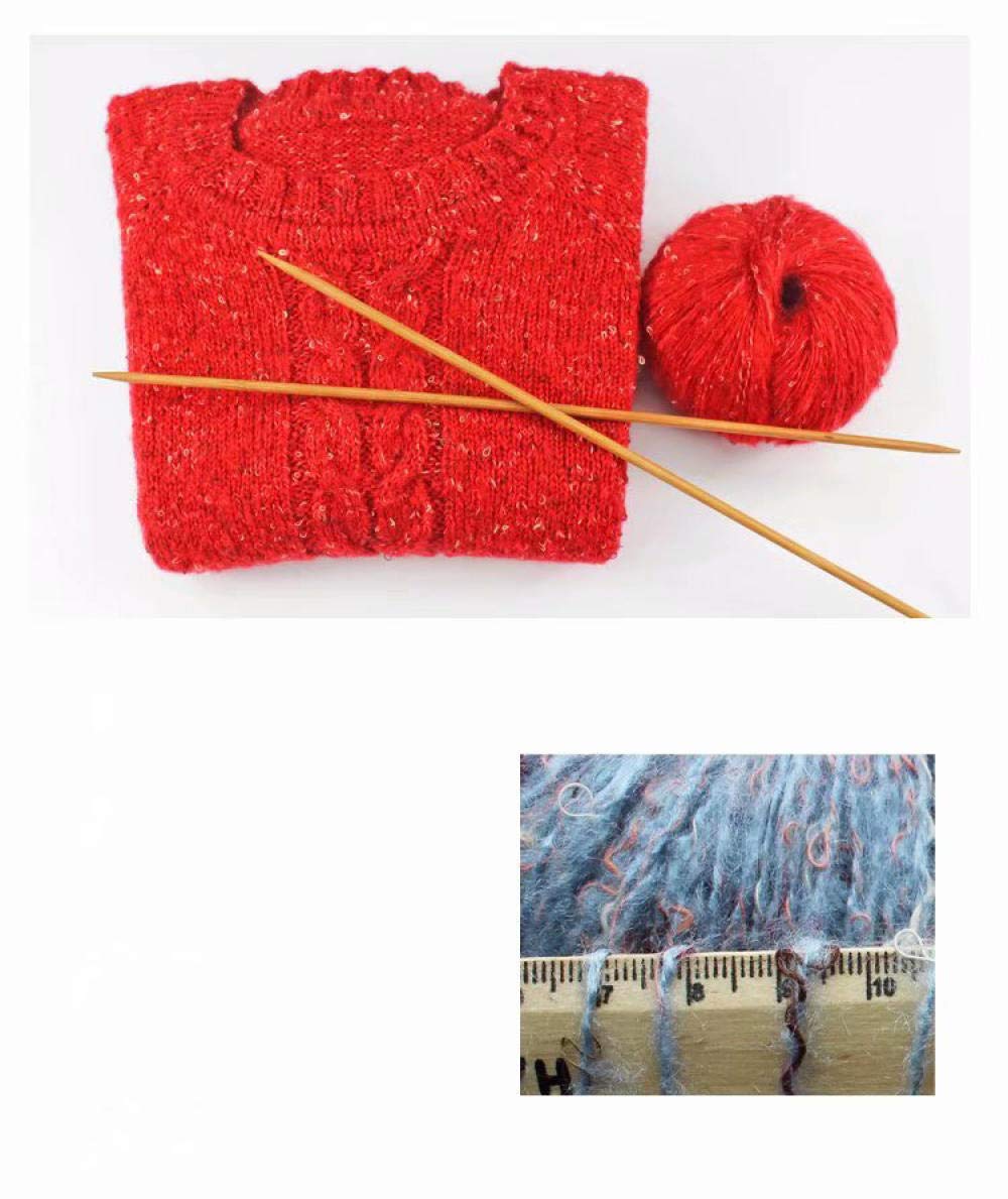 Garn Handstickning, 50G/Kulka puszysta moherowa włóczka o grubym splocie(22,6PCS)