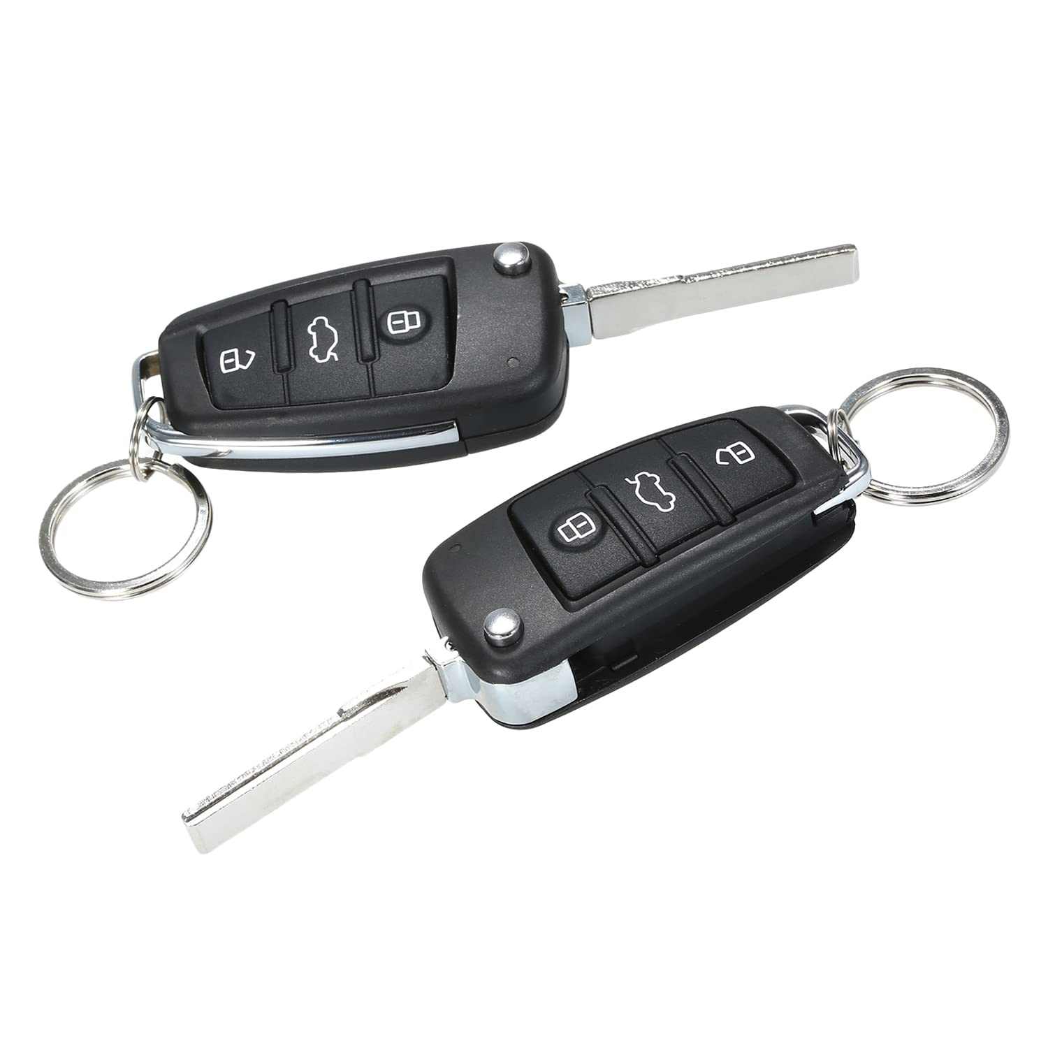 HUIOP Kit Central Remoto para Coche,Sistema Central de Control Remoto para automóvil Universal de 12 V Sistema de Entrada sin Llave con Bloqueo con 2 mandos troncales de Control Remoto