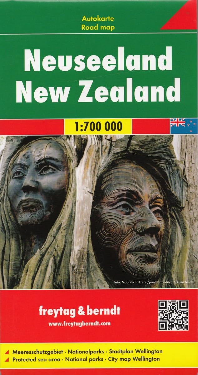 New Zealand (f&b (r): Wegenkaart 1:700 000 / 1:15 000: Wegenkaart Schaal 1 : 700.000 (F&B Wegenkaarten)