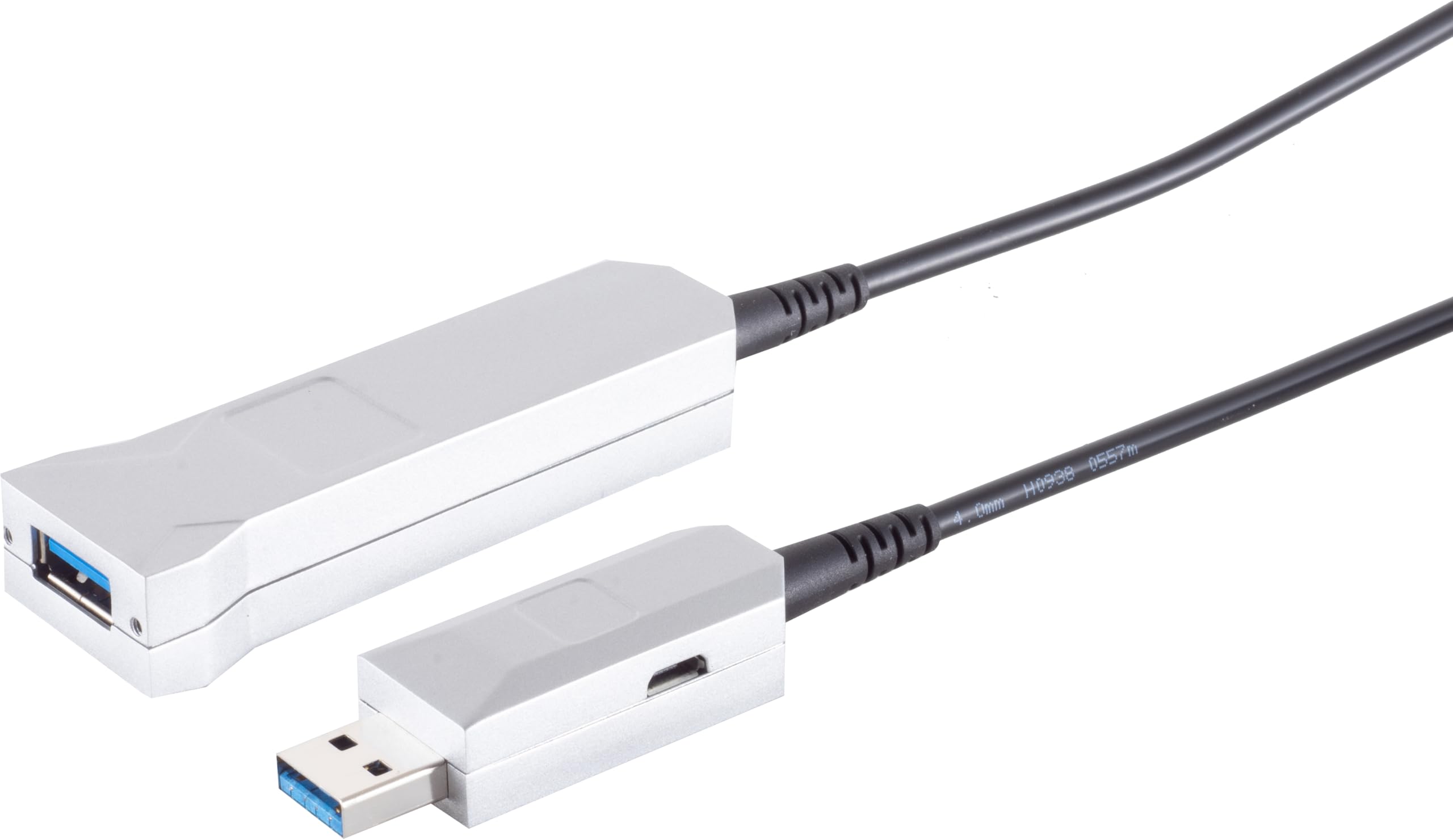 Optyczny przedłużacz USB A USB 3.0 - Hybrydowy AOC - SuperSpeed ?5 Gbit/s - czarny - 50 metrów