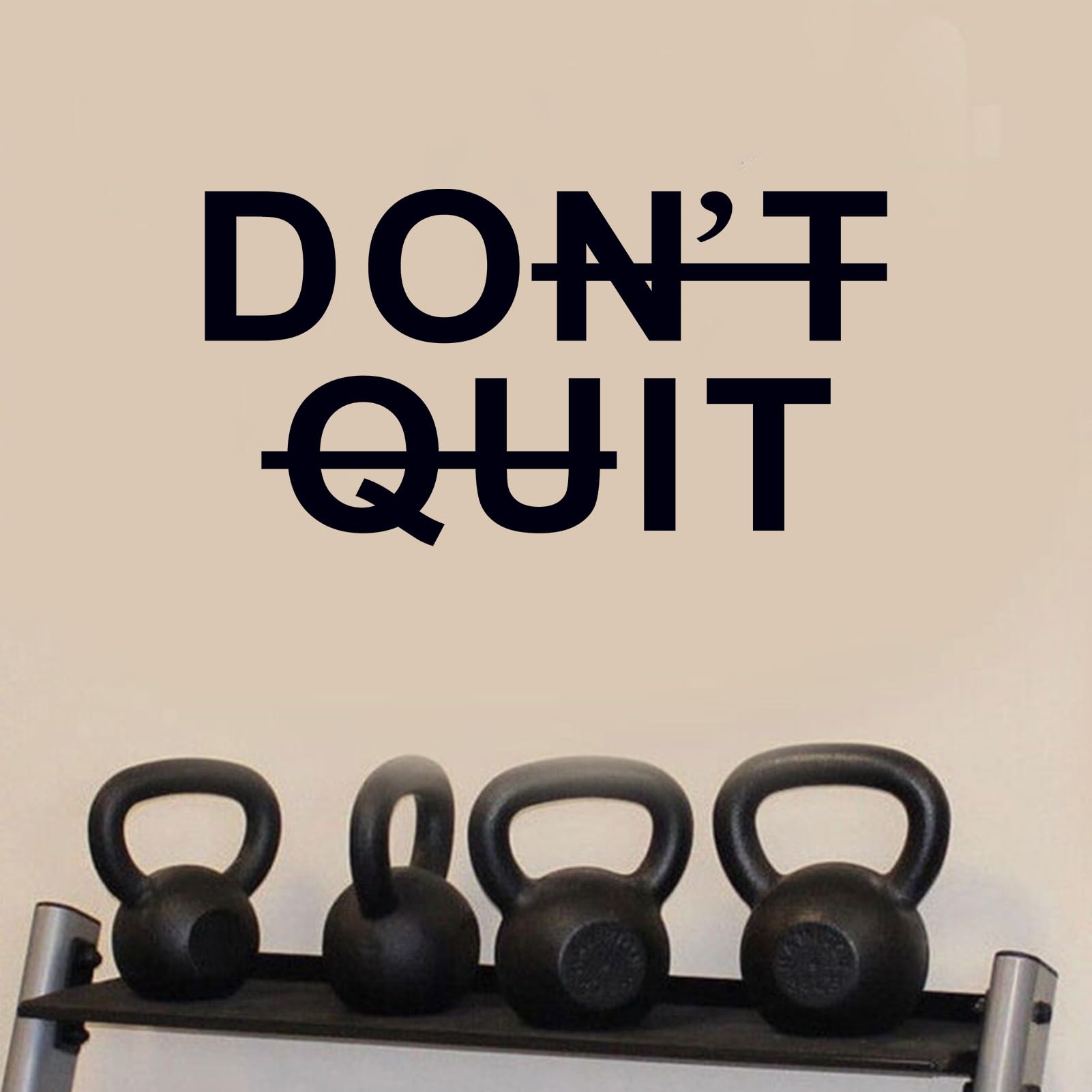 AnFigure Gym Quotes Wall Decals: Inspirational Office Vinyl Art Wall Stickers for Garage Classroom School Workspaces - Image 4