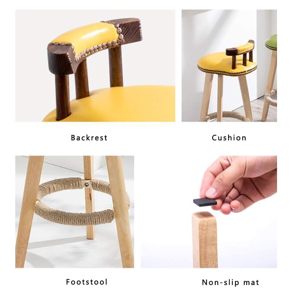 Amazon｜バースツール カウンターチェア 木製 ハイスツール