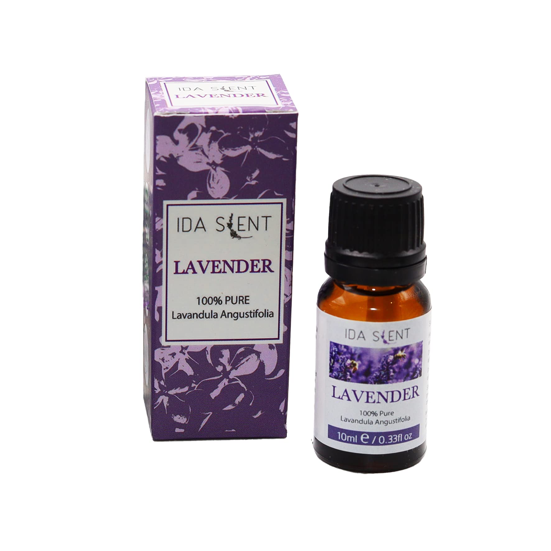 Ida Scent Lavender Essential Oil – 10ml, 100% Pure, Natural, Steam Distilled, Undiluted Lavender Oil