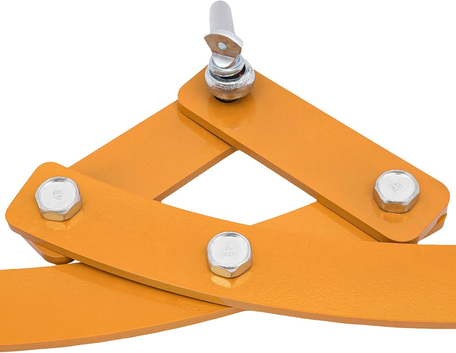 Log Lifting Tongs, 25inch 2 Claw Log Grapple Large Steel Timber Log Grapple Skidding Tongs Lumber Skidding Tongs Logging Grabber Lumber Skidding Tongs for Truck, ATV, Tractor and Skidder (Yellow-25in)