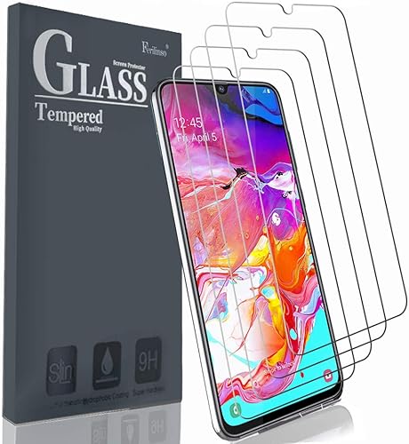 Ferilinso Pellicola Protettiva per Samsung Galaxy A70  4 Pack  Pellicola Protettiva Vetro Temperato con Garanzia Sostituzione Vita per Samsung Galaxy A70 Ferilinso Pellicola Protettiva per Samsung Galaxy A70  4 Pack  Pellicola Protettiva Vetro Temperato con Garanzia Sostituzione Vita per Samsung Galaxy A70