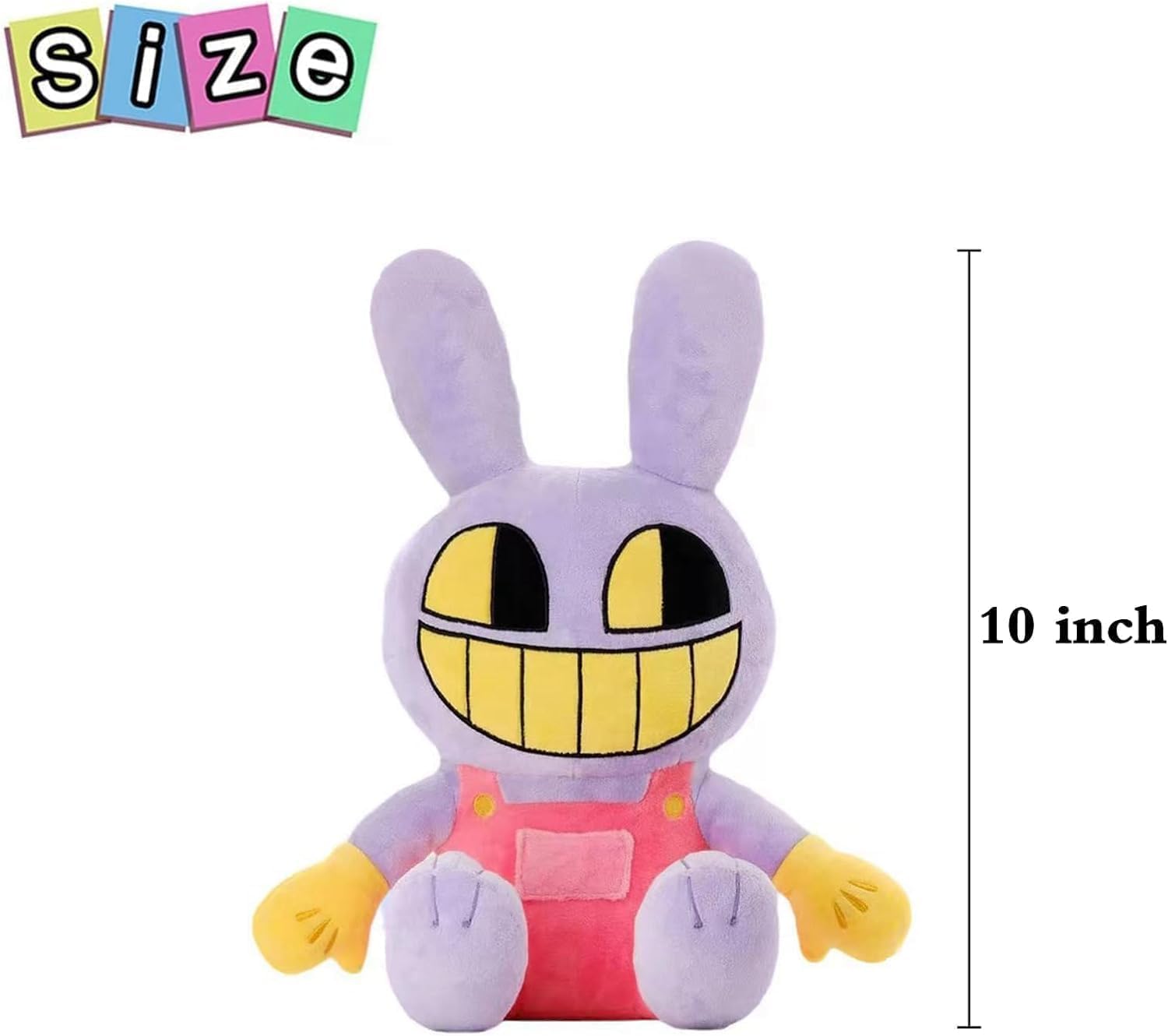 Digital-Circus 10" Jax Plushies Toys Collection for TV Fans Gift, Cute Stuffed Figure Doll for Kids and Adults, Birthday Halloween Christmas Choice for Boys and Girls (Jax) image 2