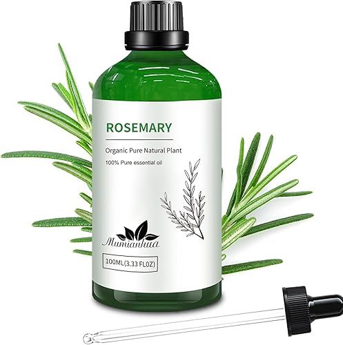 Miniatura 2 de Aceite esencial de romero Mumianhua Aceite puro de romero de grado terapéutico, aceite de aromaterapia de romero para piel, cabello, difusor,