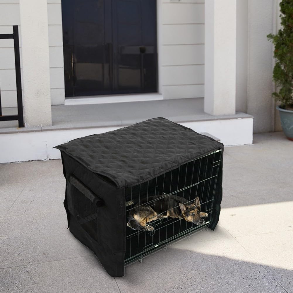 Housse de cage pour chien S douce en intérieur : un cocon matelassé étanche