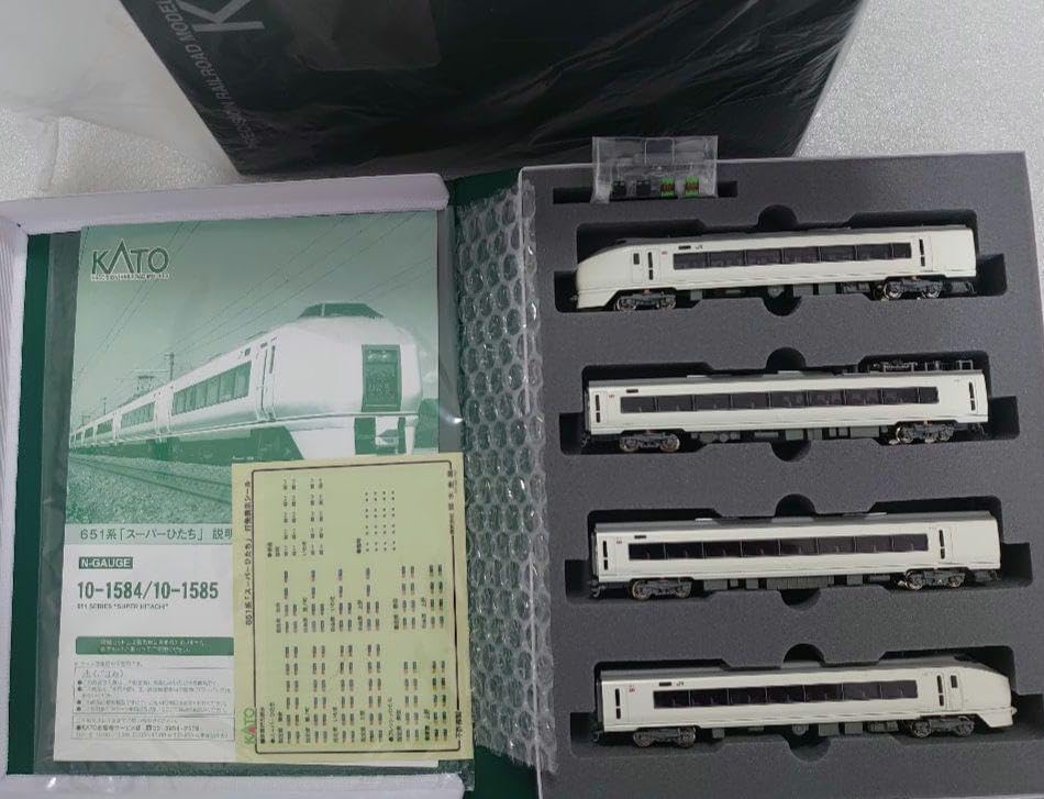 希少 最新LED幕製品 651系 10-1585 スーパーひたち 増結4両鉄道模型