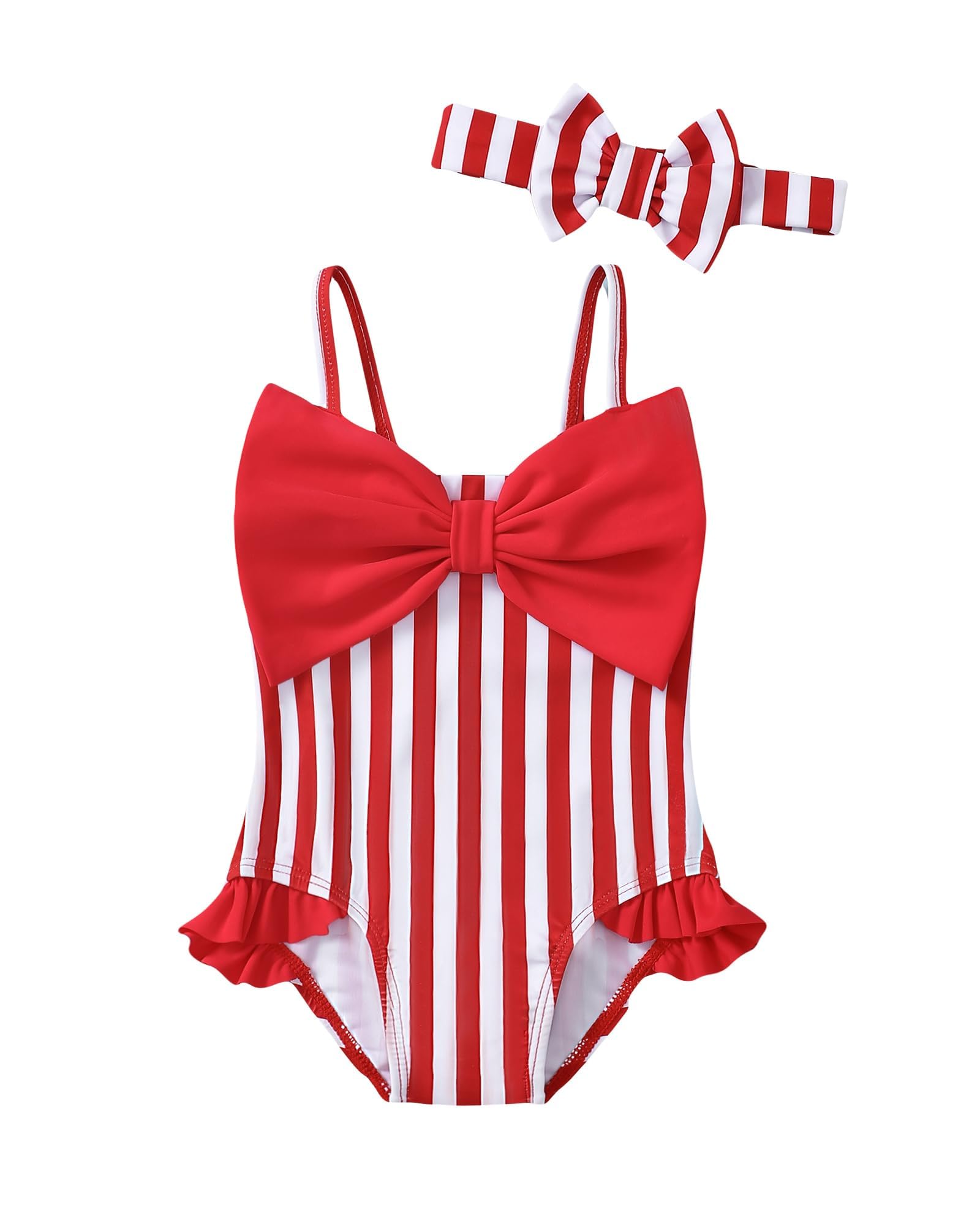 Mioglrie Toddler Baby Girl Swimsuit Infant Bathing Suits Summer Beach Swim Suit Newborn One Piece Swimwear for Girls