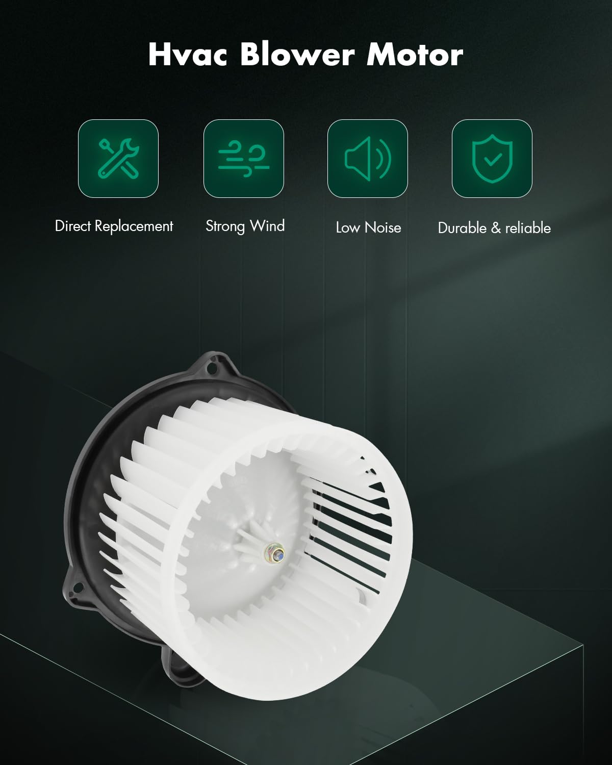 SCITOO Motore anteriore del ventilatore del riscaldatore di HVAC con gabbia del ventilatore misura per Kia For Soul 2014-2019 Sostituire 700300