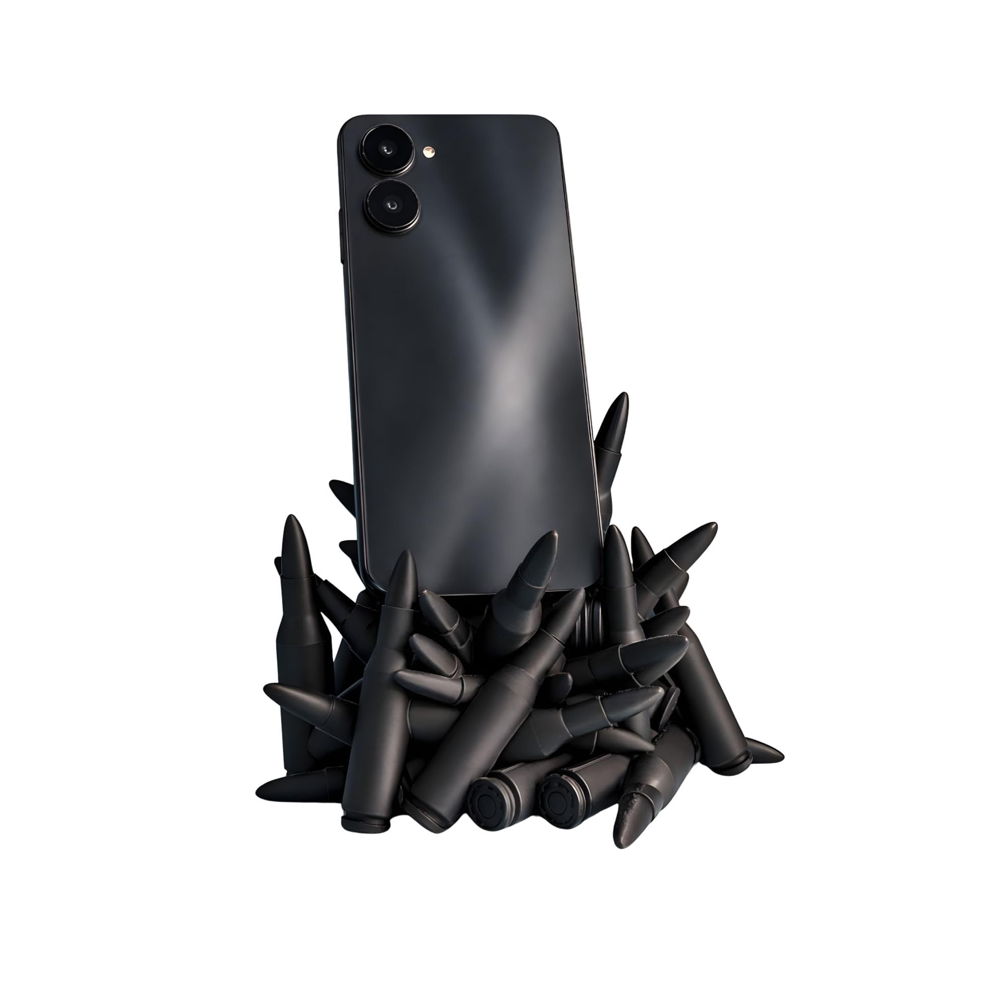Unique Bullet Design Phone Stand for Table, Decorative Cell Phone Holder, Universal Mobile Phone Stand for Desk, Non Slip Stable Phone Holder for Gaming and Office Setup, Cool Smart Phone Accessory-image-30