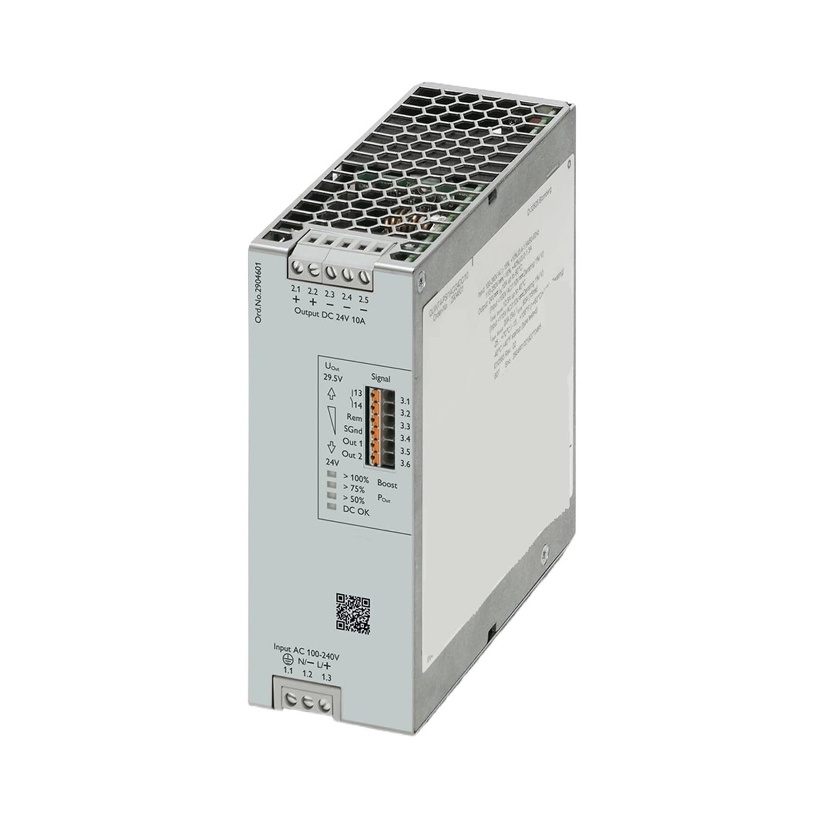 24VDC/10A Switching Power Supply QUI-NT4-PS/1AC/24DC/10 2904601