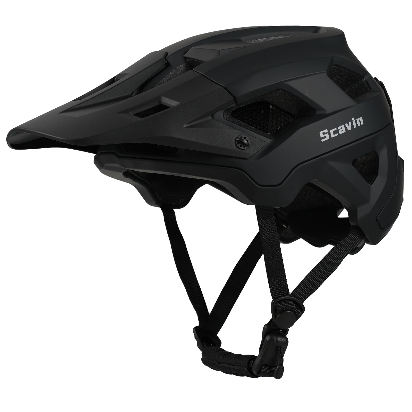 Casco para bicicleta para adultos, casco certificado para bicicleta de  montaña y carretera, casco ajustable MTB para ciclismo con visera  desmontable e