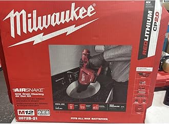 Milwaukee Electric - M12 AIRSNAKE Drain Cleaning AIR Gun KIT