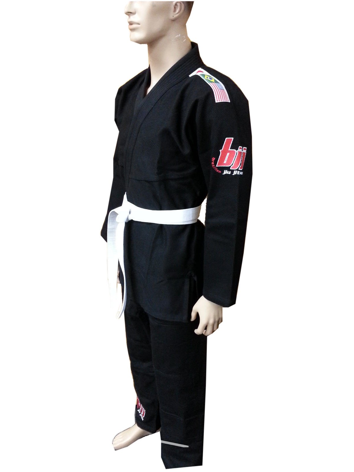 Woldorf BJJ Kimono Jiu Jitsu Gi Student in Black Color, Martial Arts, Fighting Uniform, Training Uniforms, Pre-Shrunk, Ultra Light Weight Fabric Uniforms