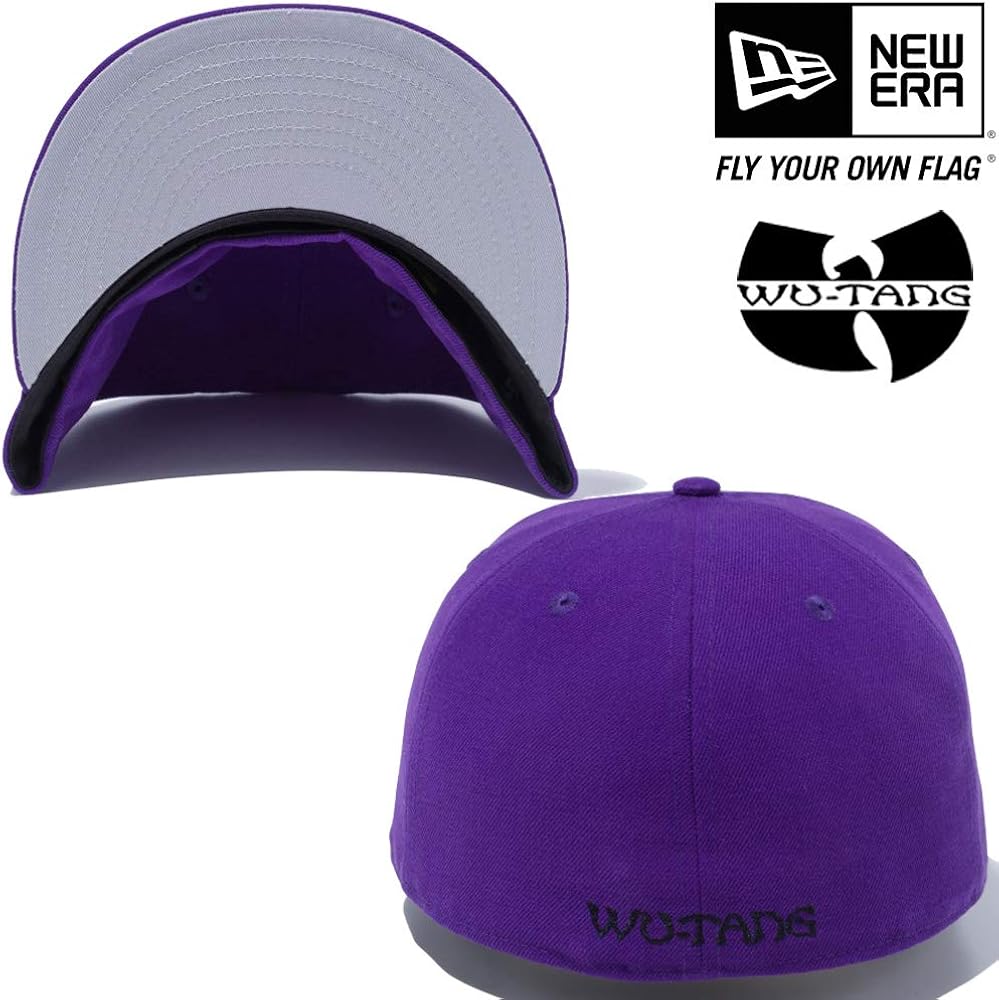 ウータン・クラン 紫色キャップ New Era × WU-TANG