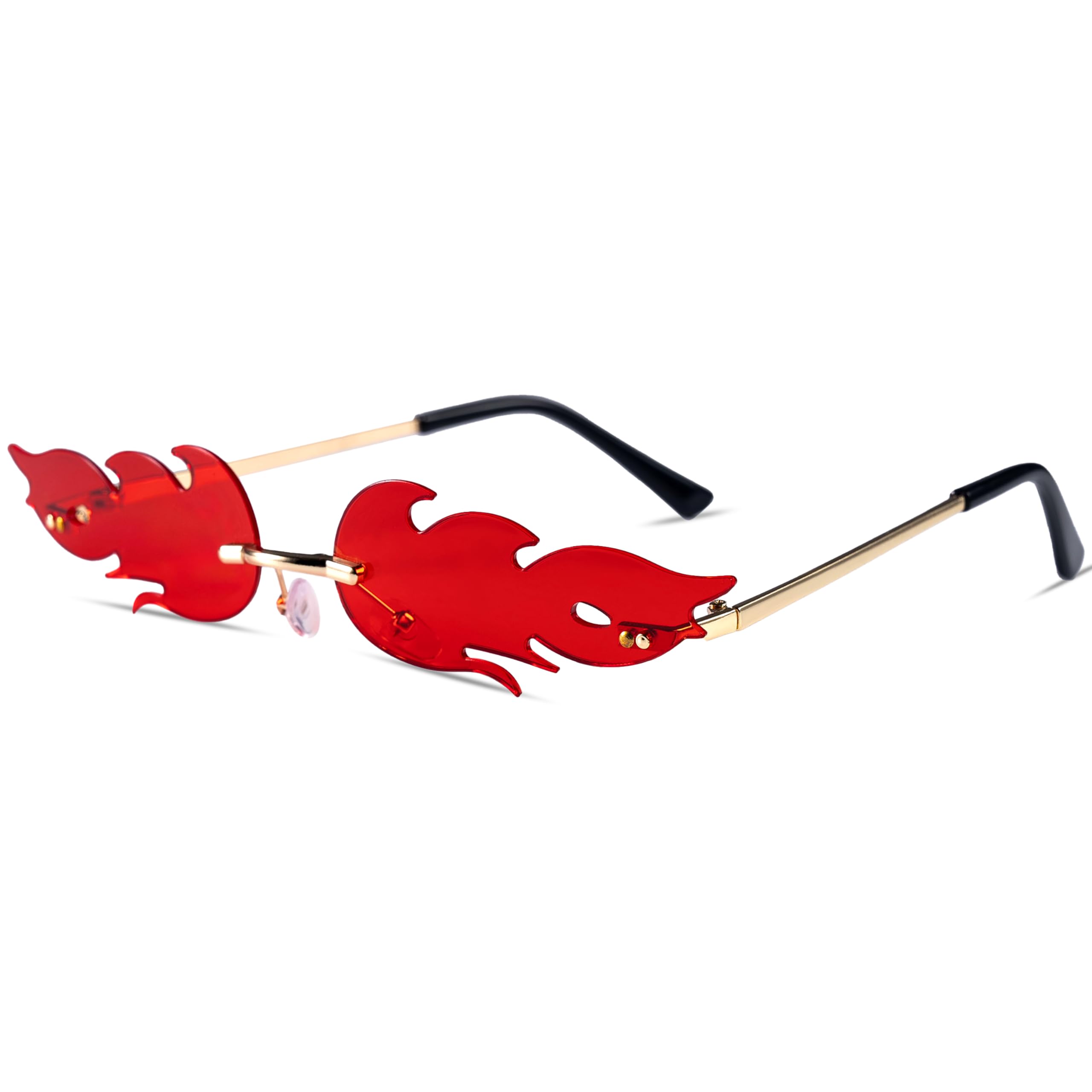 Amazon.com: Spooktacular Creations Red Flame Glasses  display picture 2