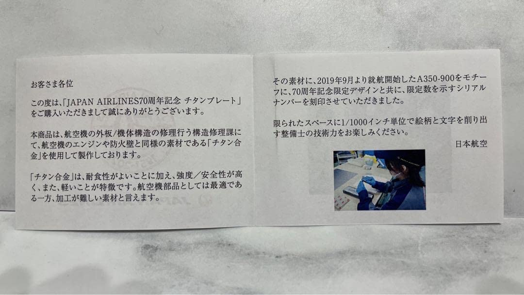 Amazon.co.jp: JALフリート記念 チタンプレート A350-900 : ホーム