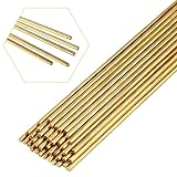 Premium Brass Brazing Welding Rods for HVAC, Plumbing, Refrigeration, Professional (Pack of 20 Pcs of Brass Rod), 24-25 CM each