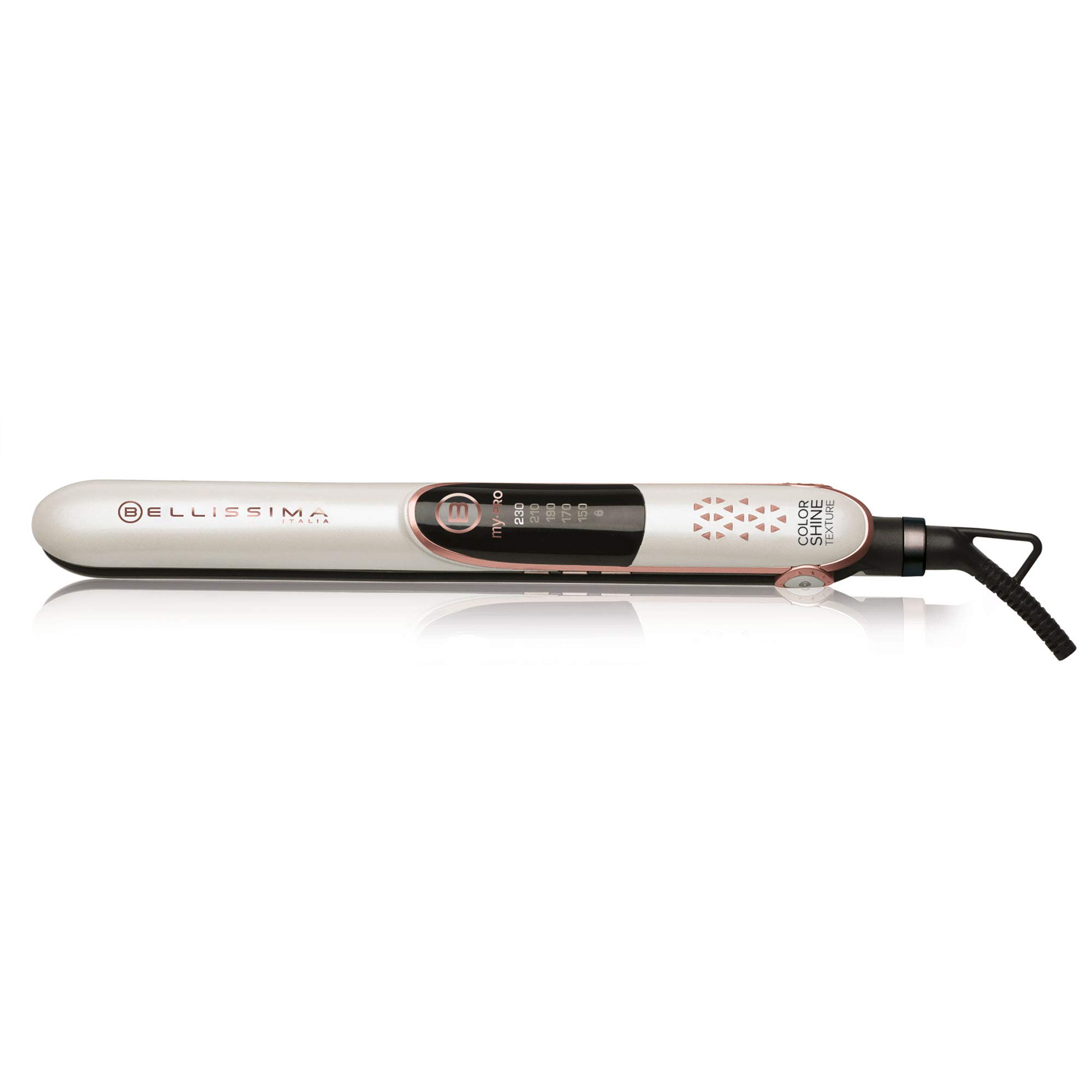 Bellissima Imetec My Pro Creativity Color Shine B22 100 Piastra per Capelli Colorati, Rivestimento in Tessuto per la Protezione dei Capelli, Temperatura Regolabile da 150°C a 230°C