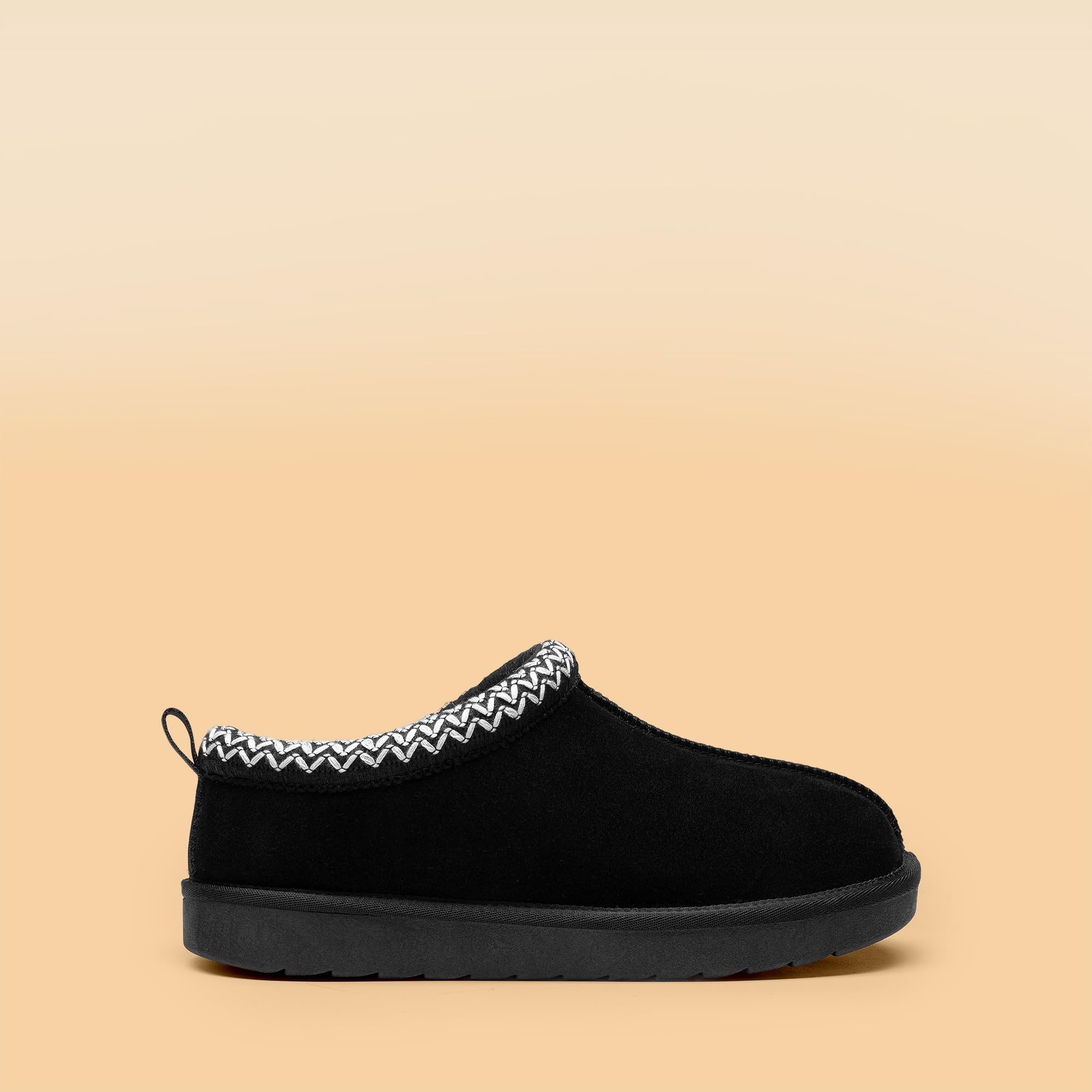 DREAM PAIRS Women's Fuzzy Cozy Slippers Genuine Suede Indoor Outdoor Fluffy Home Comfy Winter Slip On Cute Warm Memory Foam Furry Shoes FuzzyEasy