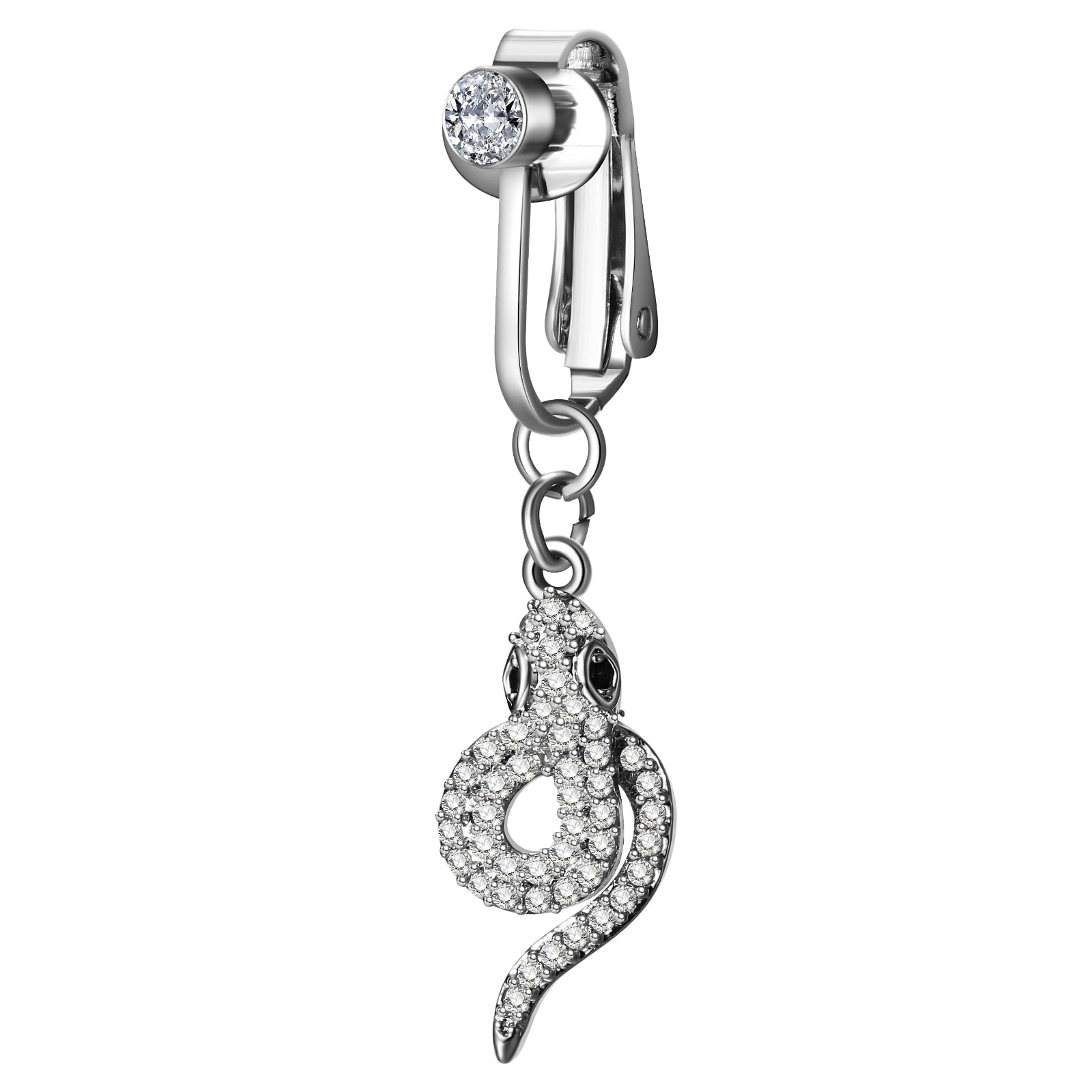 Aroncent Bauchnabelpiercing Chirurgenstahl Piercing Silber: