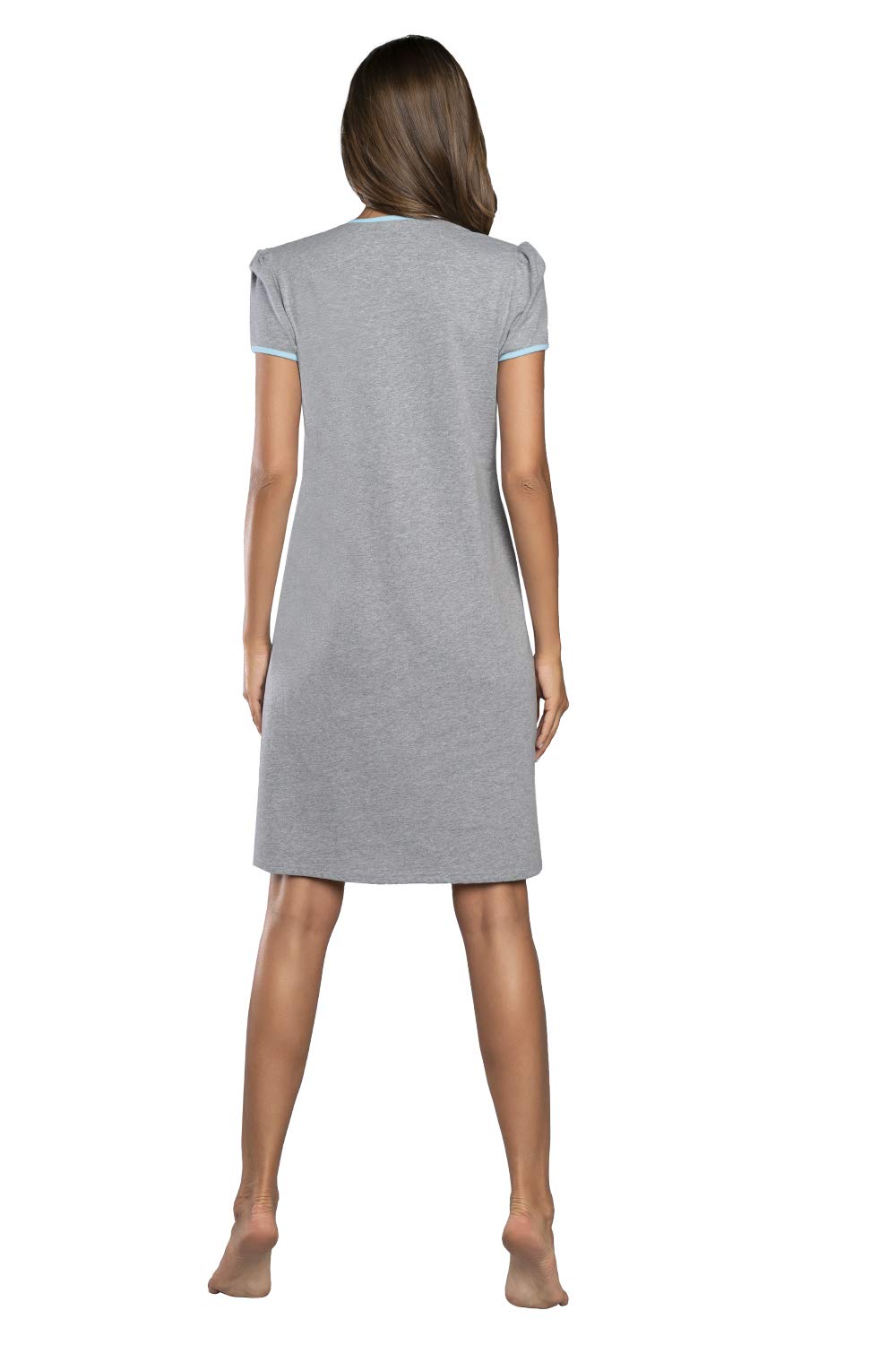 Italian Fashion Camison Lactancia Hospital | Ropa Premama Embarazada | Ropa Embarazada Mujer con Cierre | Camison Hospitalario Mujer | Bata Maternidad Hospital S-XXL - 5