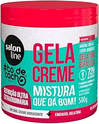 Salon Line, Gel&Creme, #todecacho, Definição Ultra Extraordinária, Vegana - Para Cabelos Ondulados, Cacheados e Crespos