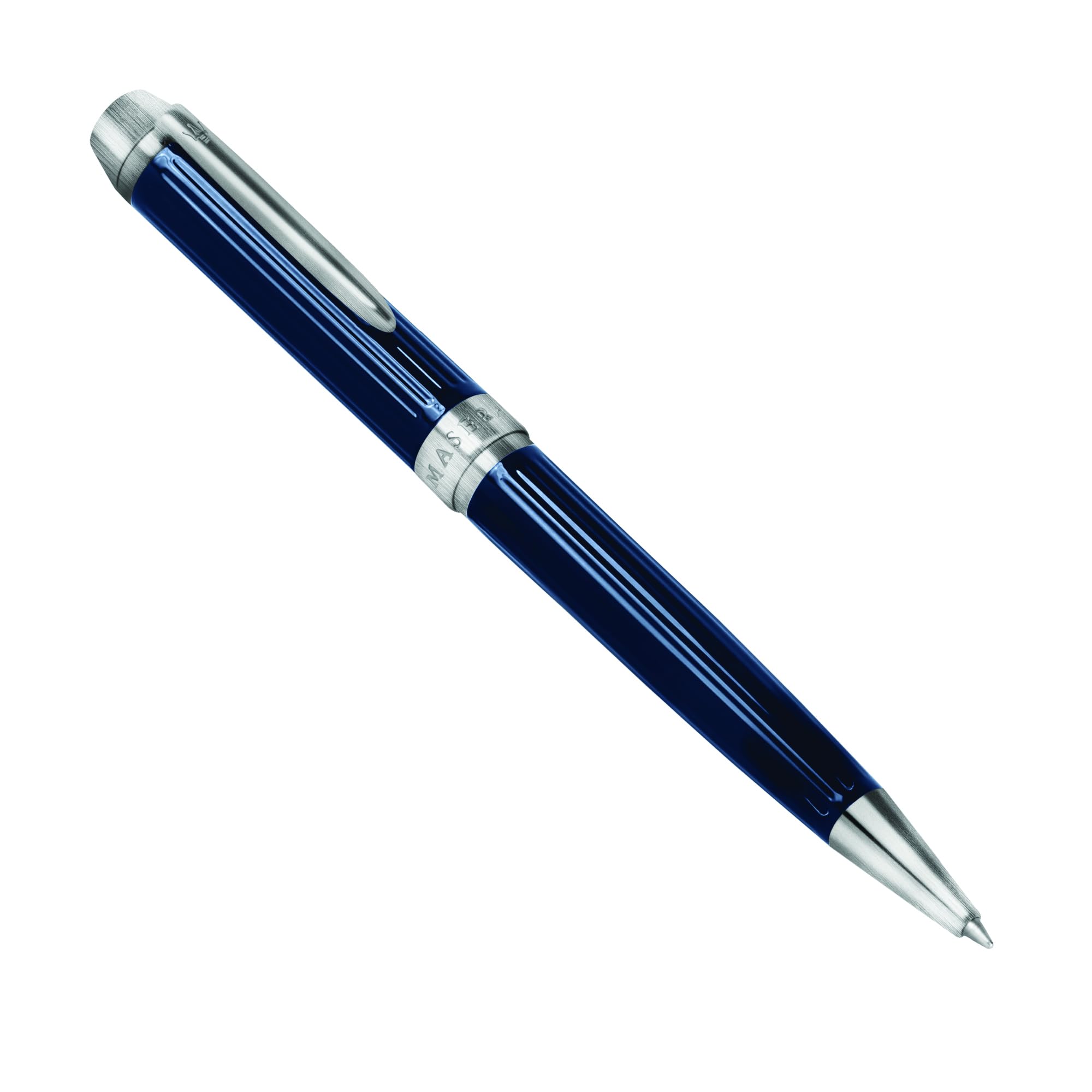 Maserati Kolekcja Wi długopis kulkowy, długość 15 cm, mosiądz i lakierowany na niebiesko - J880651803
