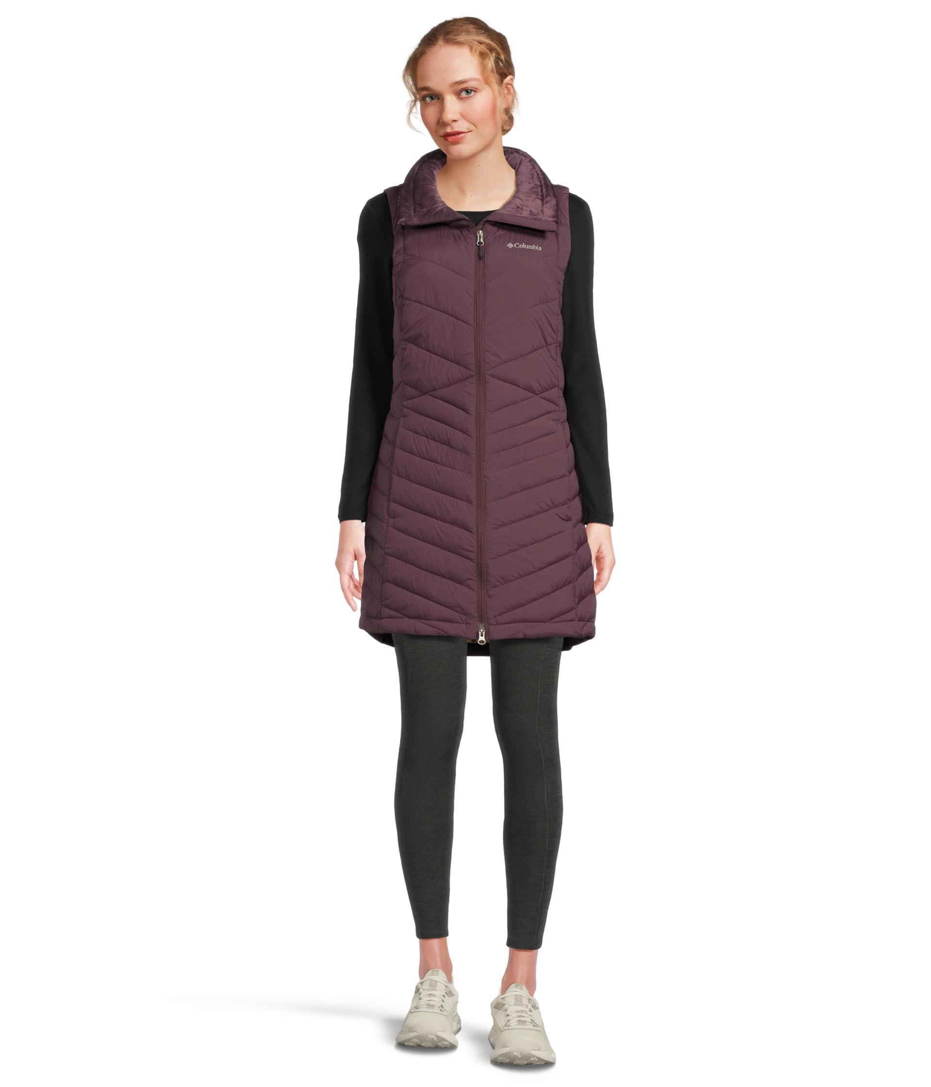 Columbia Women's Standard Joy Peak II Long Vest, Moonvista