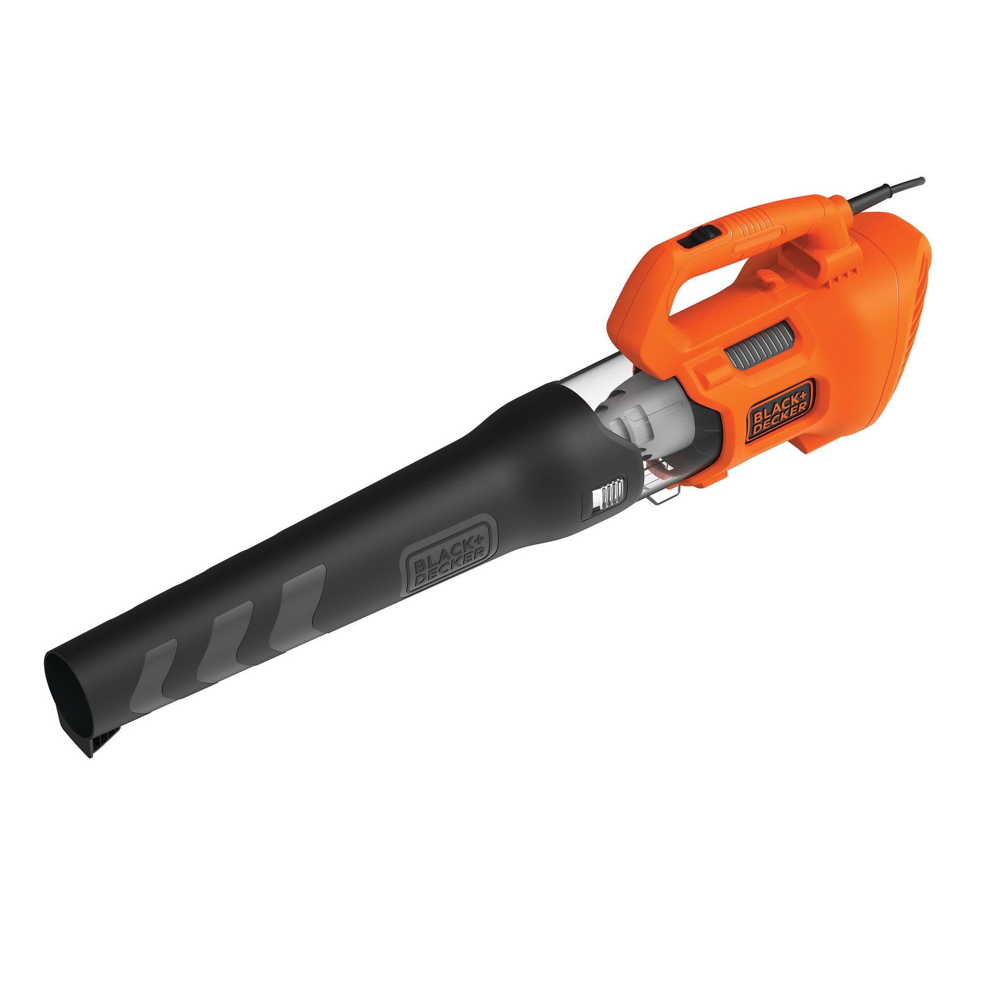BLACK+DECKER Soplador de Hojas Axial 1.850W, Velocidad de Soplado 225 km/h, Volumen de Soplado 12.5 m³/min, Ventilador Axial Diseño Ligero y Compacto, BEBL185-QS