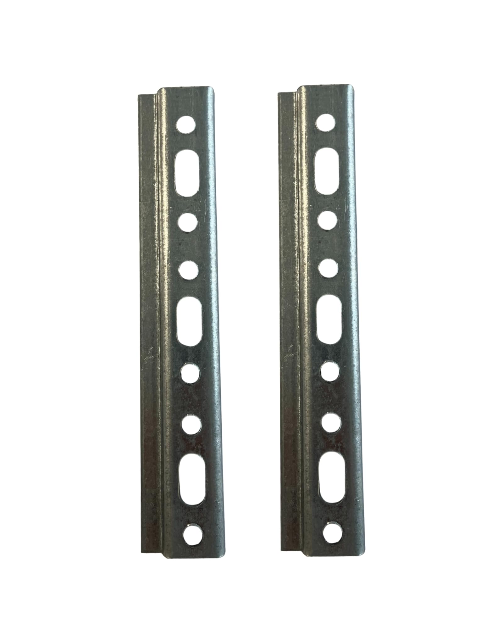 Gedotec 2 Pieces H10323 Galvanised Steel Cabinet Hanger | Of Cabinet Brackets To Screw Length 15.8 X 2.5 Cm | Furniture Hanger | Metal Hanging Rail | Stable Cabinet Support