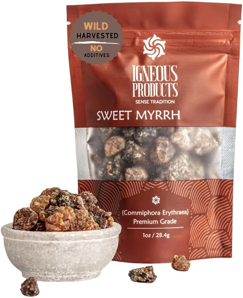 Myrrh Incense by (28.34 Grams) | 100% Natural Myrrh Incense | Somali Myrrh Incense