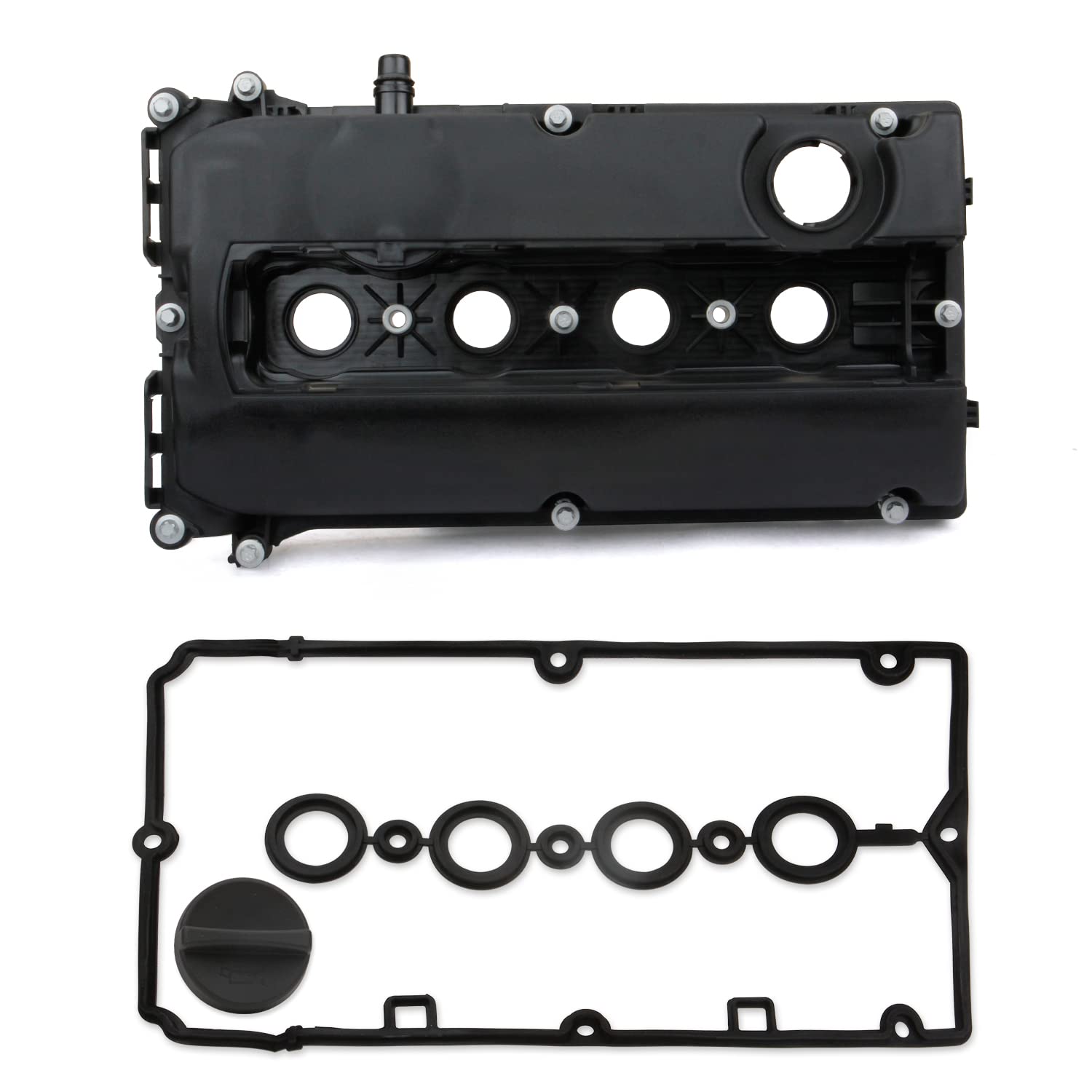 HSPSWIFTER Valve Cover Compatible with Chevrolet 2009-2015 Cruze Aveo 1.6L 1.8L by Ecodone, OE# 55564395 55558673