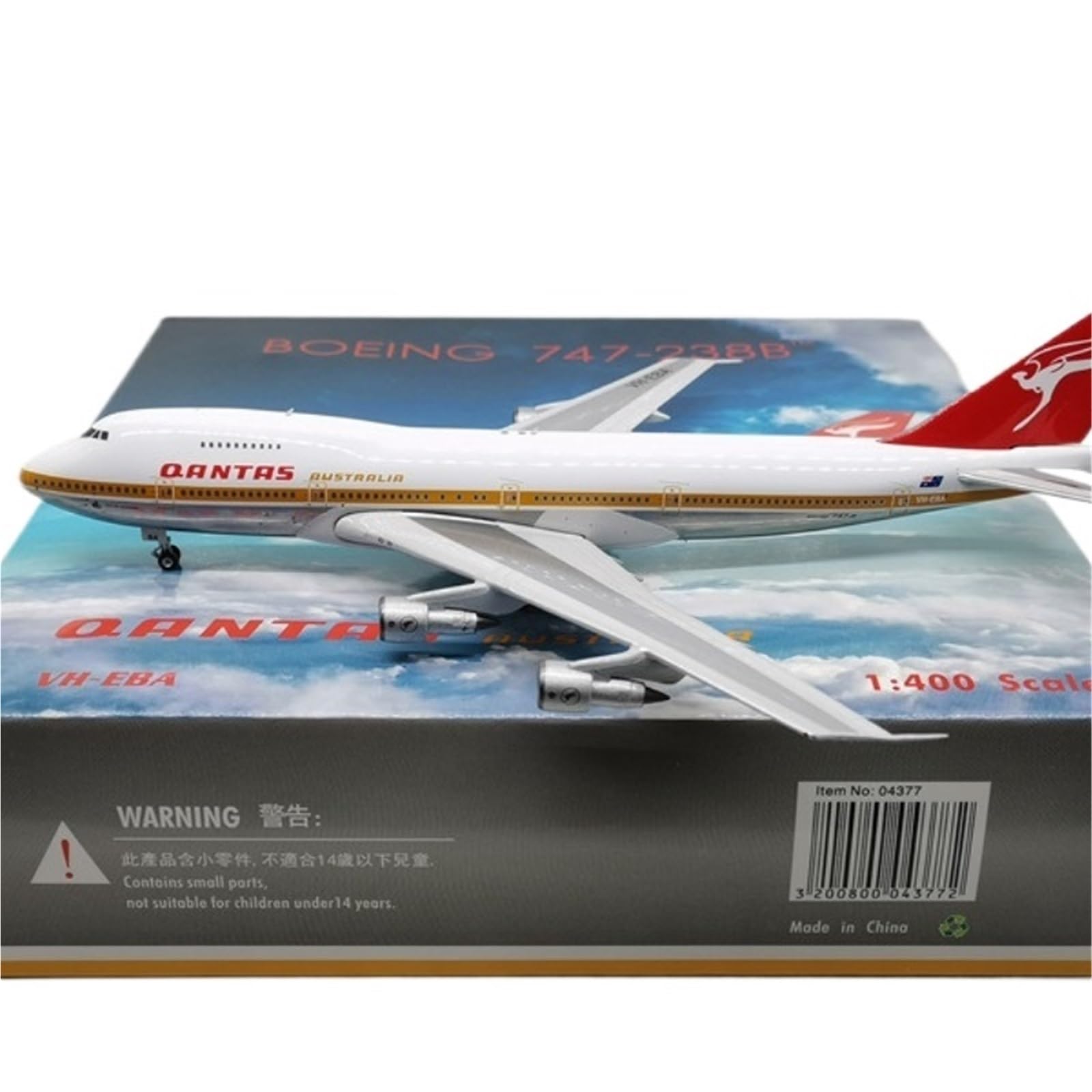 Avión en Miniatura Qantas B747-200 ideal para vitrinas y colección 8