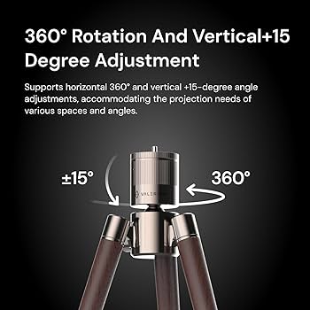 【新品未開封】プロジェクターValerion用 ウォールナットトリップスタンド Amazon.com : Valerion Walnut Tripod Stand for VisionMaster