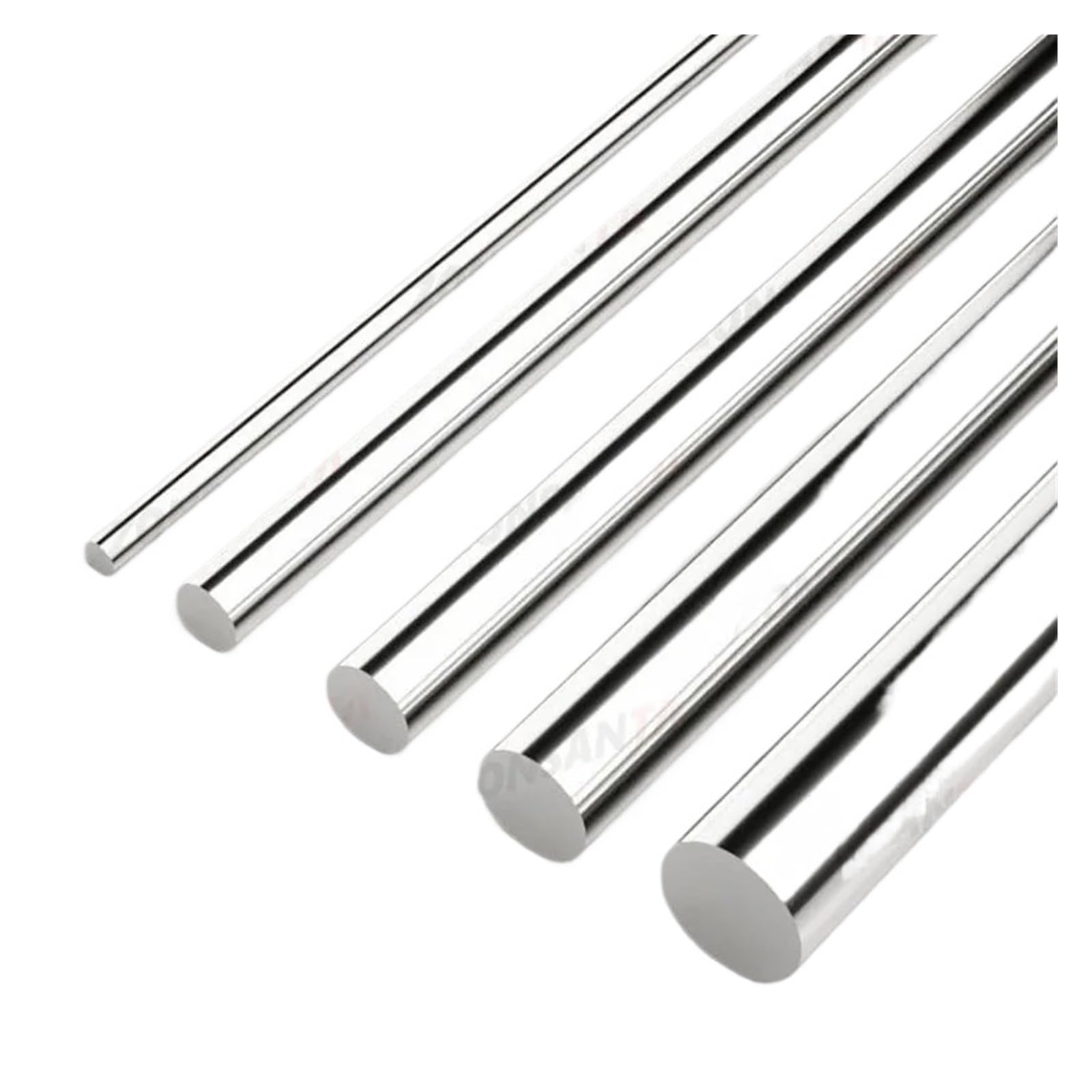 Ejes lineales de Acero Inoxidable, Barra de Acero Inoxidable 304 Varios diámetros (100-500 mm), Eje Redondo Macizo for Manualidades y modelismo Coches(100mm,5.5mm)