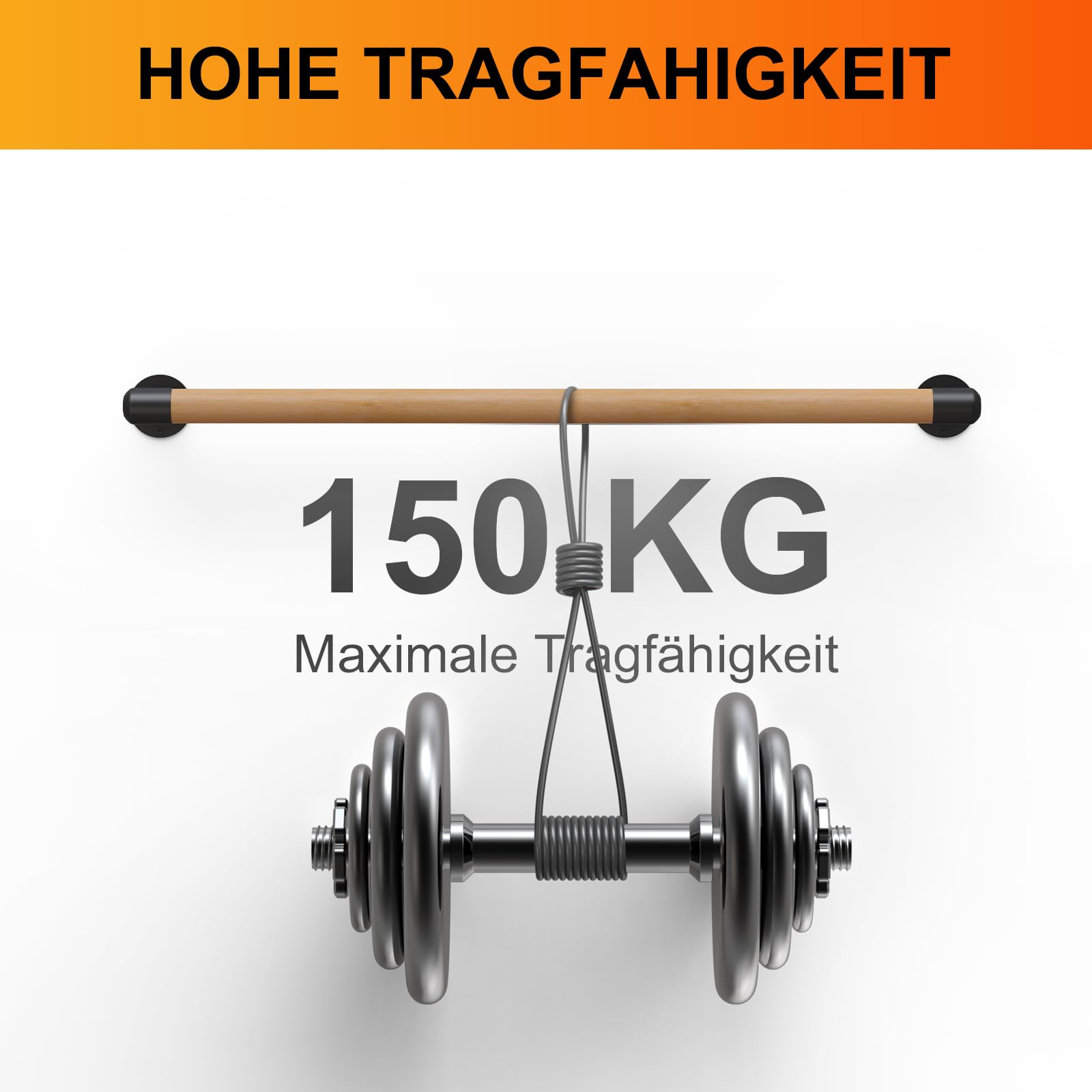 Handlauf Holz,Buche Holz Handlauf Innen Treppengeländer Geländer Treppe Wandhandlauf Wand Treppe seitliche Montage Handläufe Auswahl Länge 30-600 cm (Beech, 90cm)