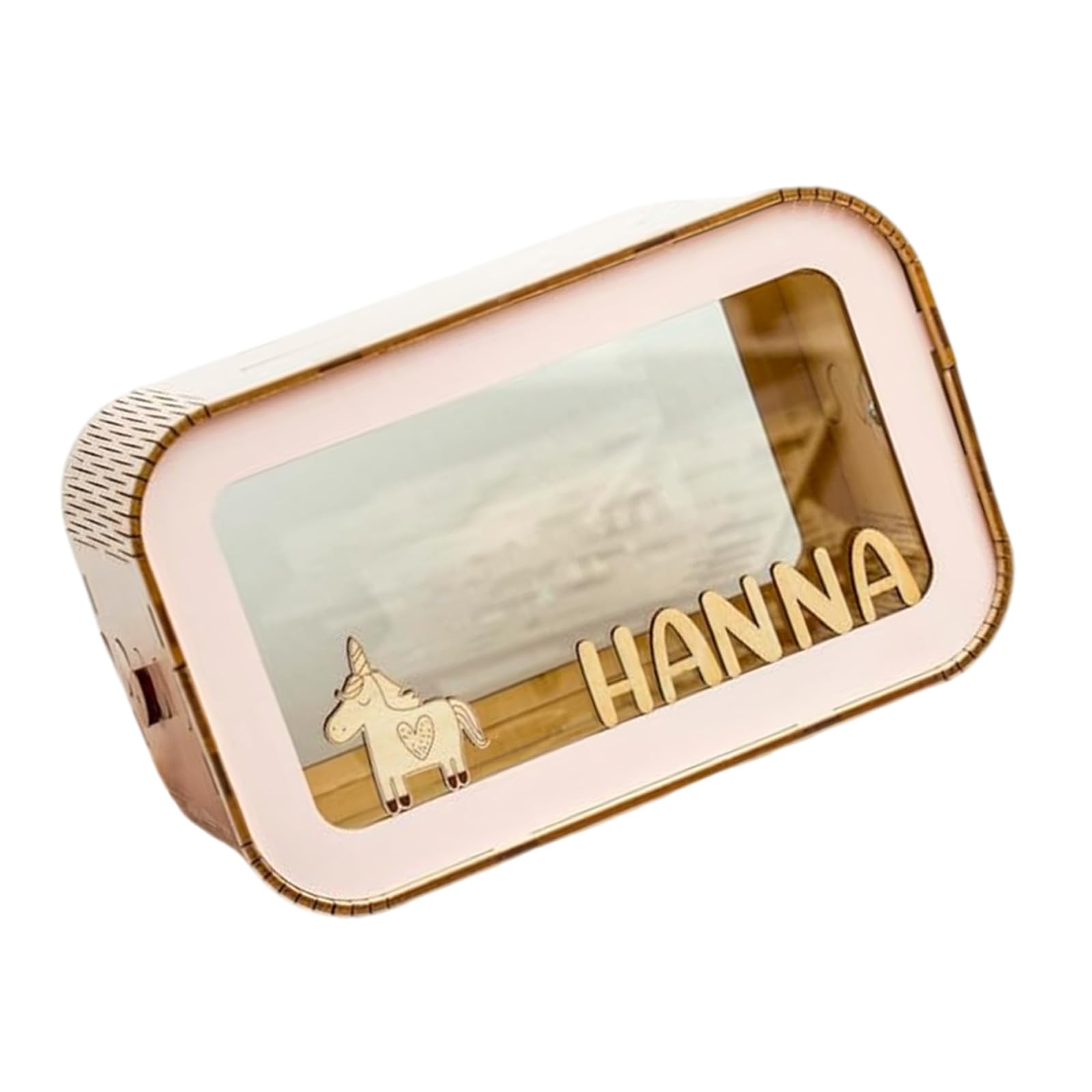 Xjdzineq Unique Cartoon Saving Box Piggy Banks for Children Room Encouraging Good Financial Habits Easy Access Coin Slot Customizable Money Box