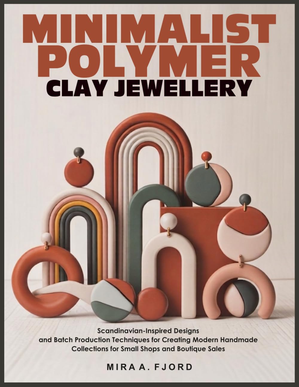 MINIMALIST POLYMER CLAY JEWELLERY: Scandinavian-Inspired Designs and Batch Production Techniques for Creating Modern Handmade Collections for Small Shops and Boutique Sales