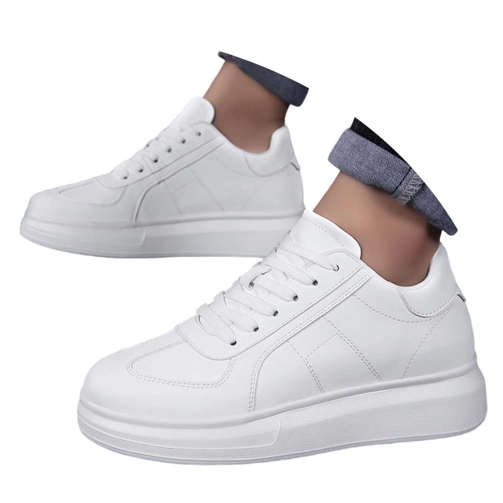 Zapatillas de ocio para hombre, clásicas, en blanco y negro, zapatillas deportivas ligeras, antideslizantes, informales, para caminar