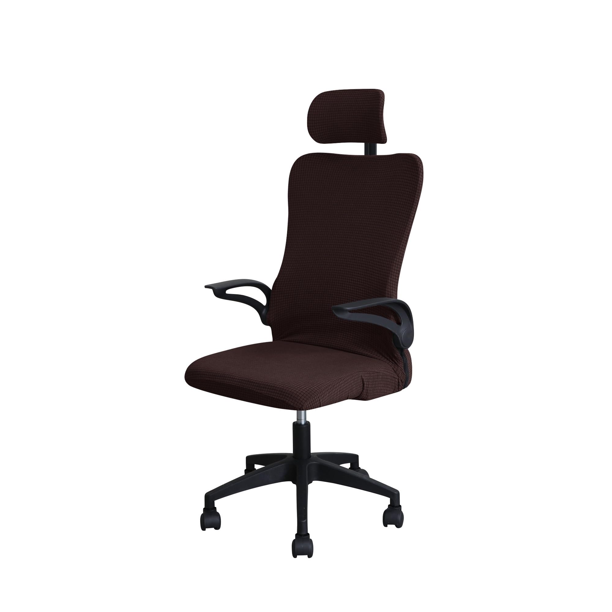 ZHOUXYFDC Gaming Chair Cover Water repellent Game Chair Cover with Headrest Cover for Office Internet Cafe Computer Armrest Gaming Chair Covers(Chocolate)