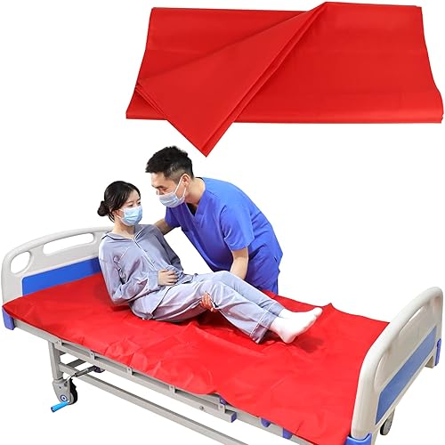 Miniatura 8 de YHK Sábana Deslizante Tubular para Transferencia, Ayuda de Transferencia para Automóvil, Sábana Deslizante de Fácil Posicionamiento para Azul,Rojo