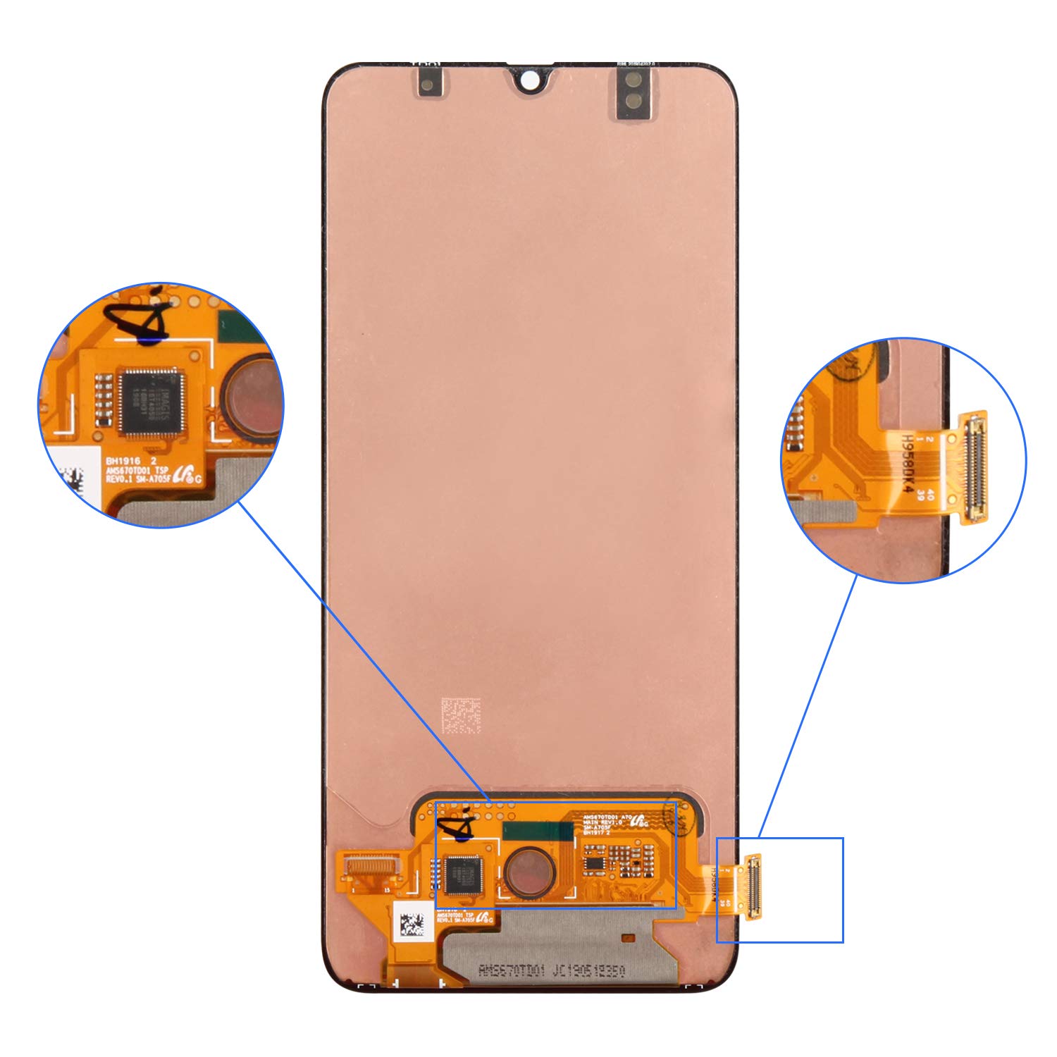 Amazon.com: AMOLED Screen Replacement for Samsung Galaxy A70 (2019